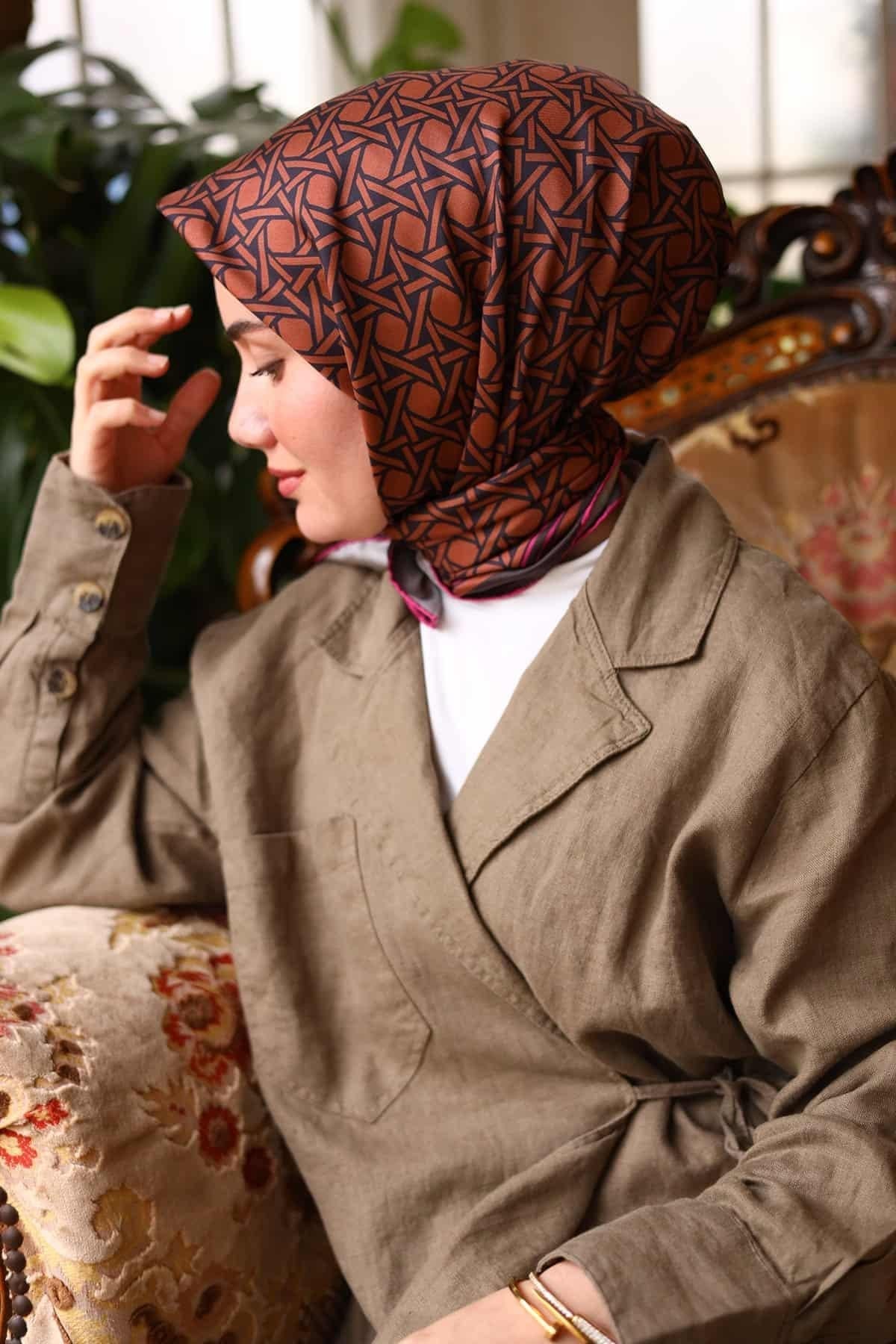 Silk Home Twill İpek Eşarp 11424-44