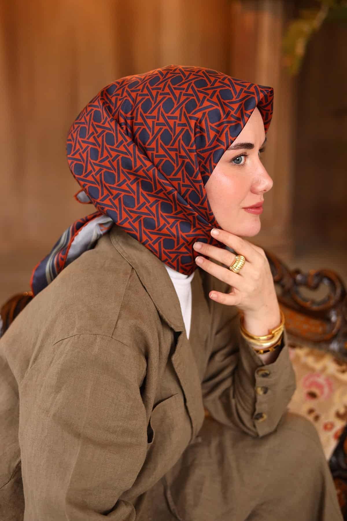 Silk Home Twill İpek Eşarp 11424-58
