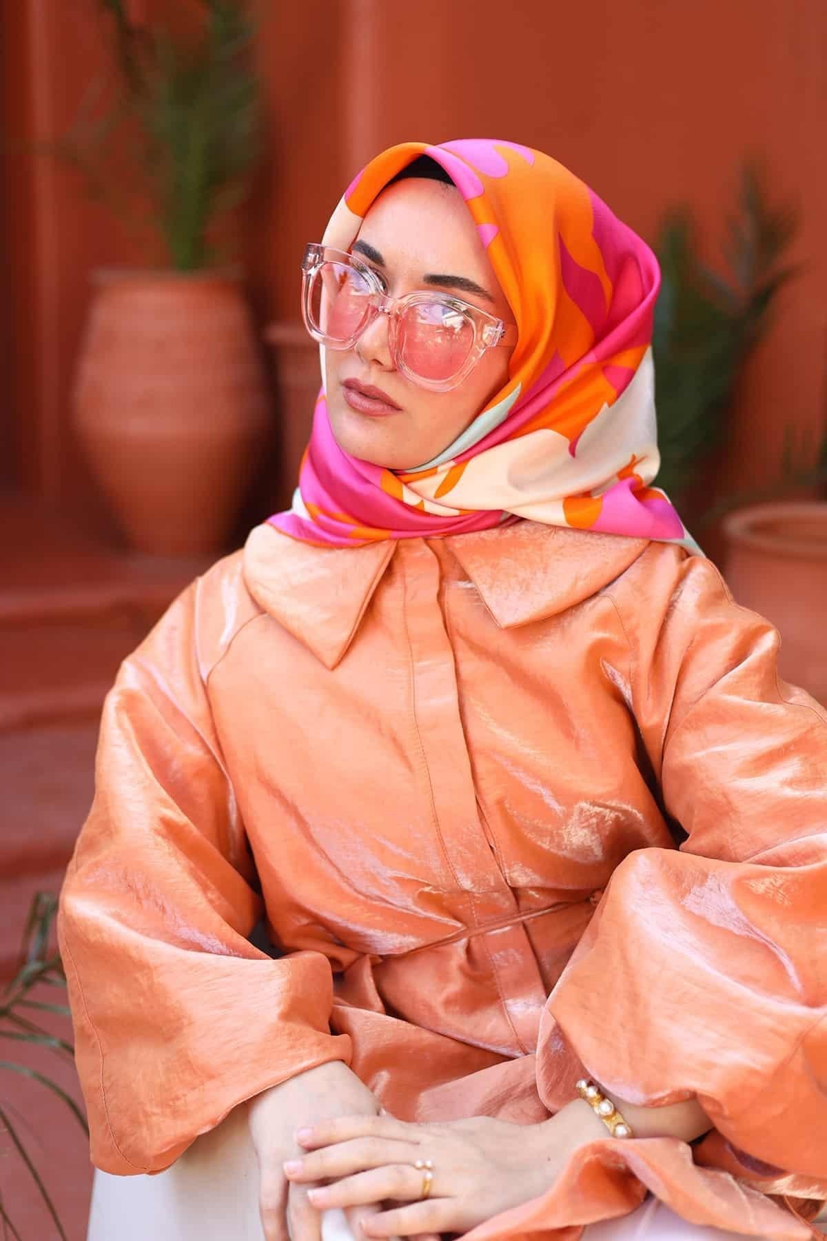 Silk Home Twill İpek Eşarp 11425-65
