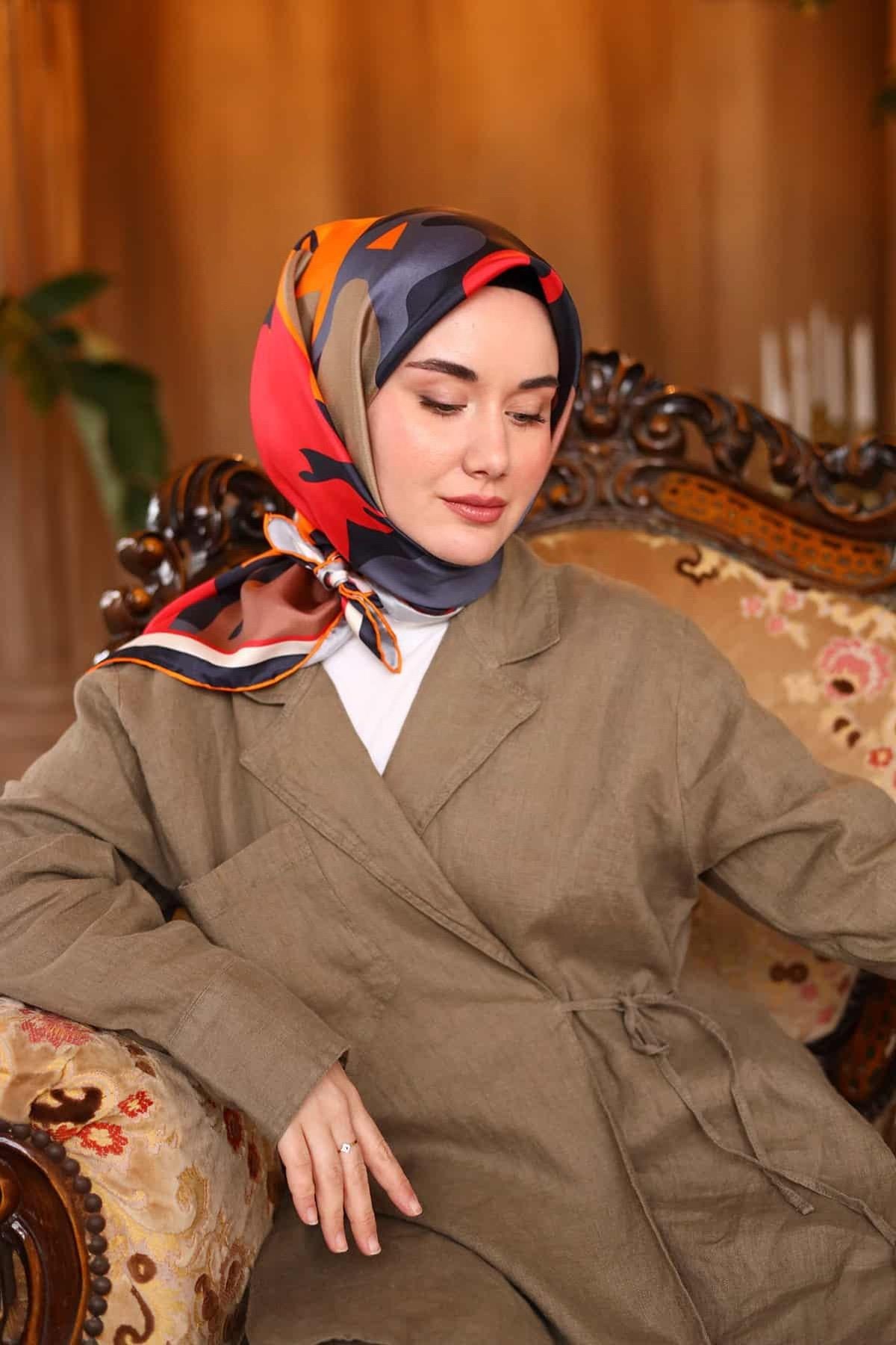 Silk Home Twill İpek Eşarp 11425-73