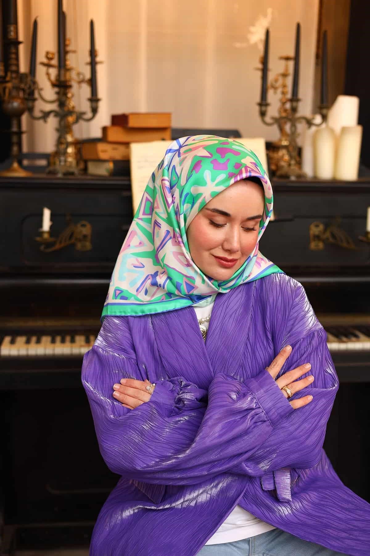 Silk Home Twill İpek Eşarp 11427-19