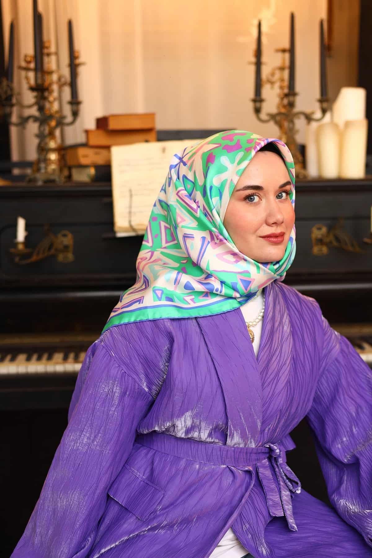 Silk Home Twill İpek Eşarp 11427-19