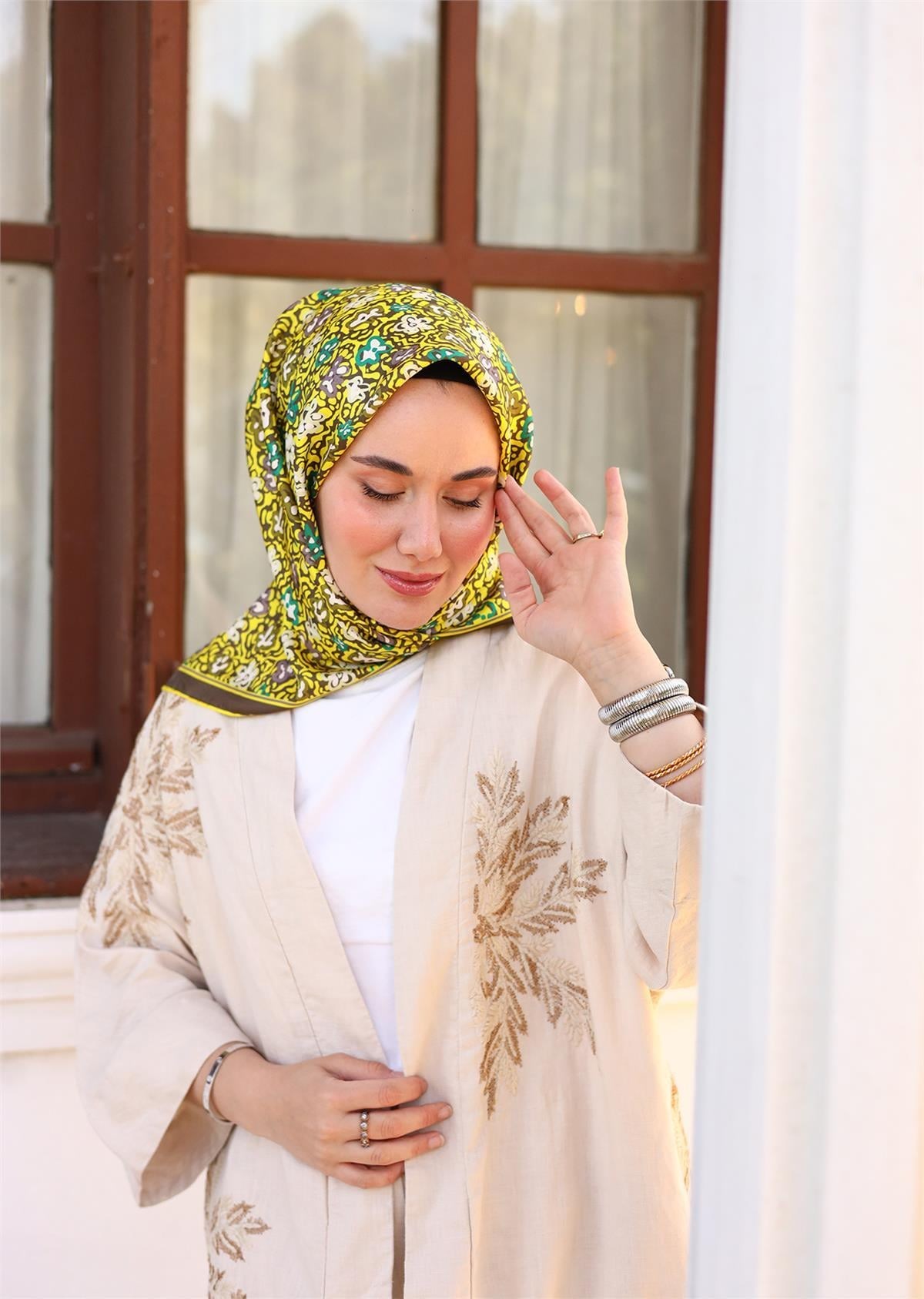 Silk Home Twill İpek Eşarp 11428-34