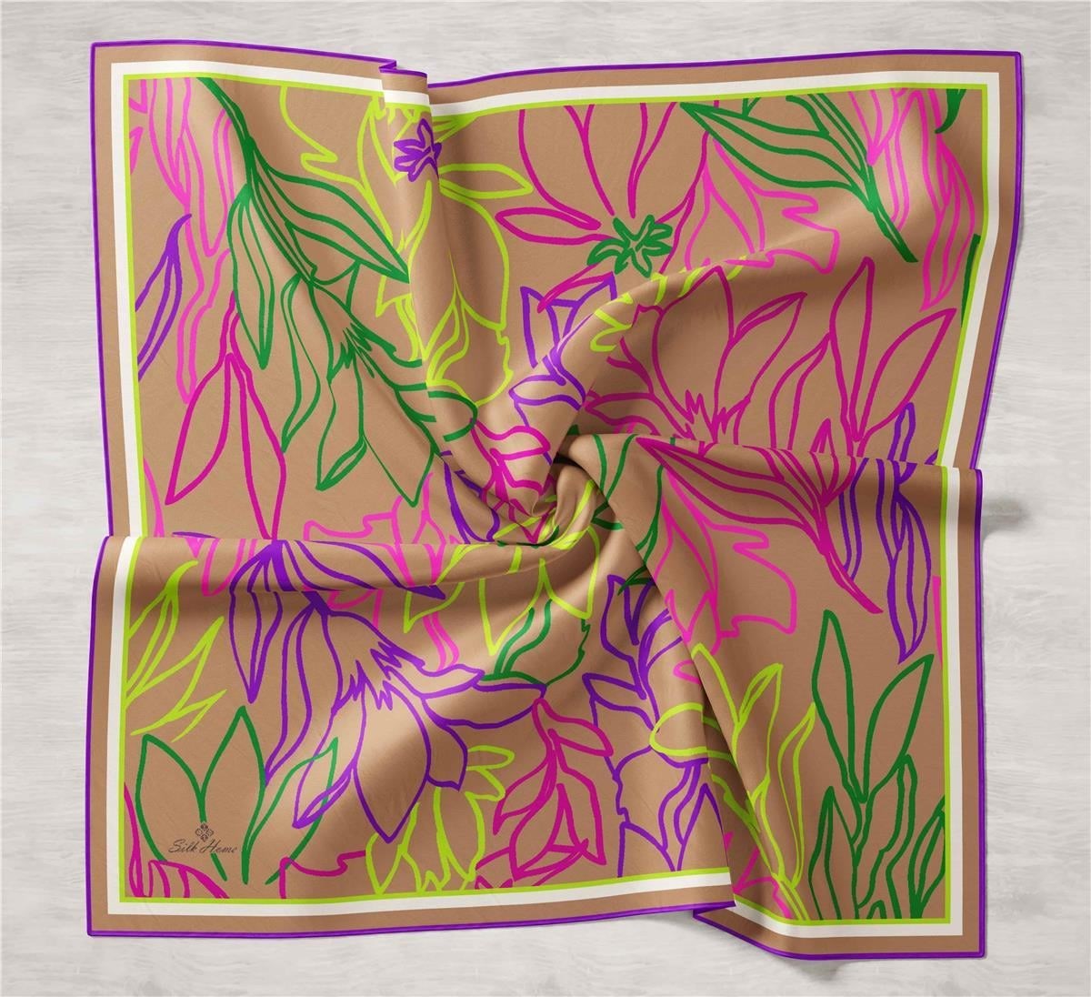 Silk Home Twill İpek Eşarp 11429-12