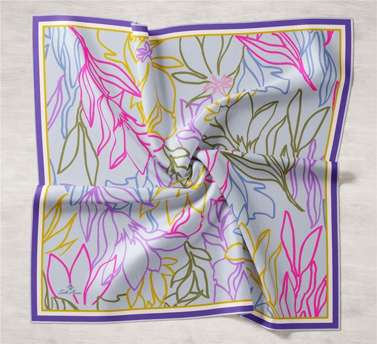 Silk Home Twill İpek Eşarp 11429-13