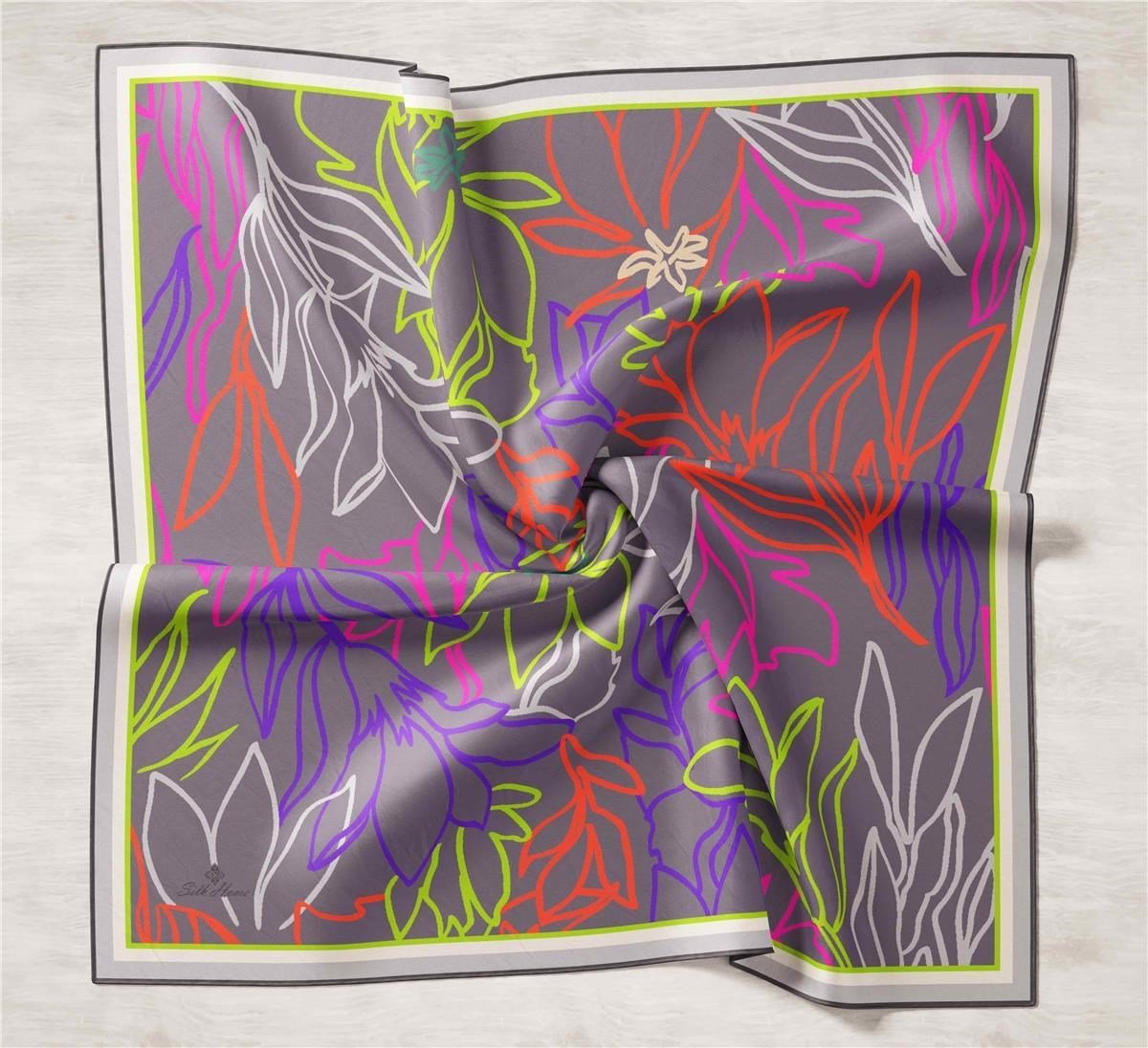 Silk Home Twill İpek Eşarp 11429-17