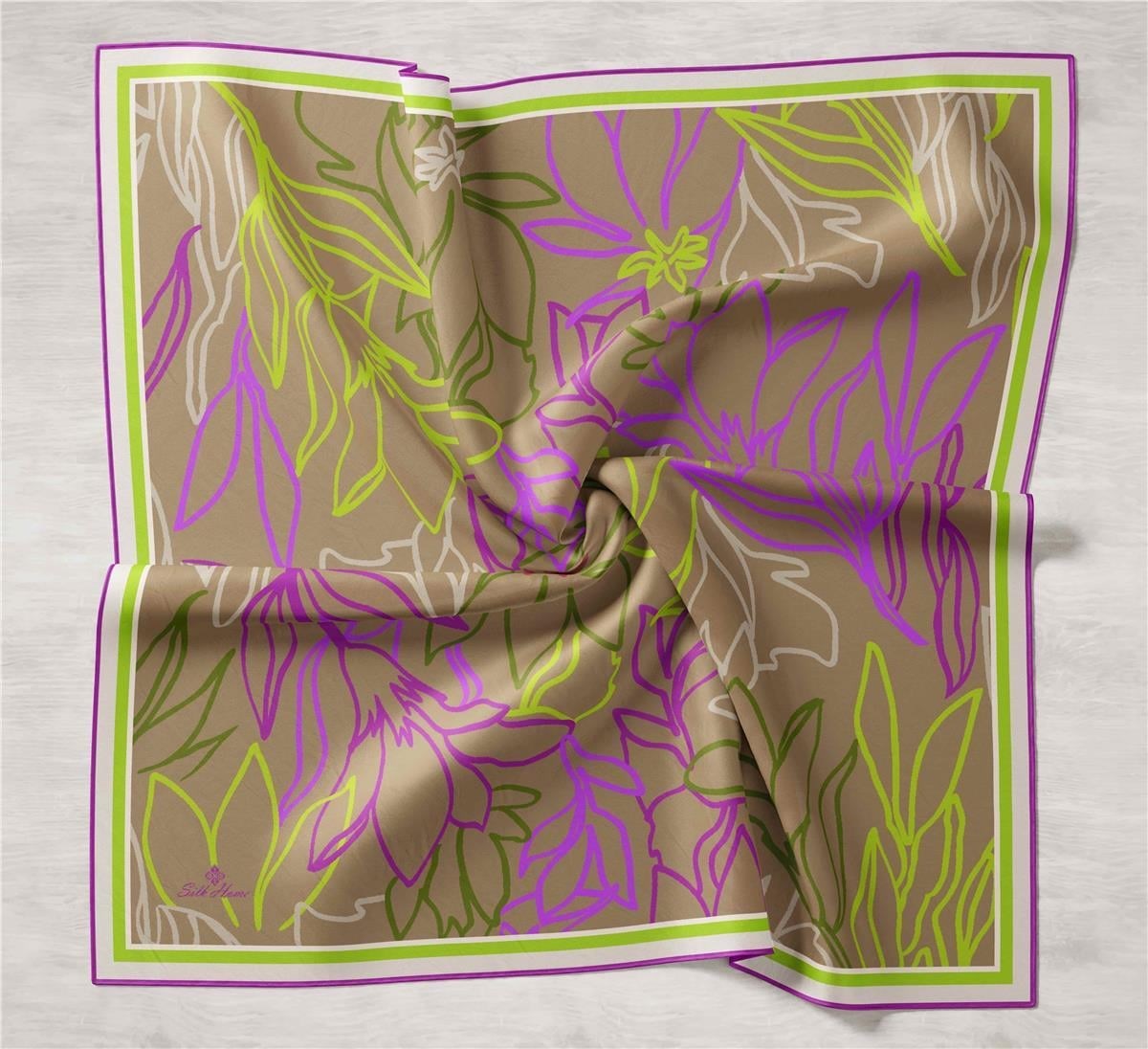 Silk Home Twill İpek Eşarp 11429-28