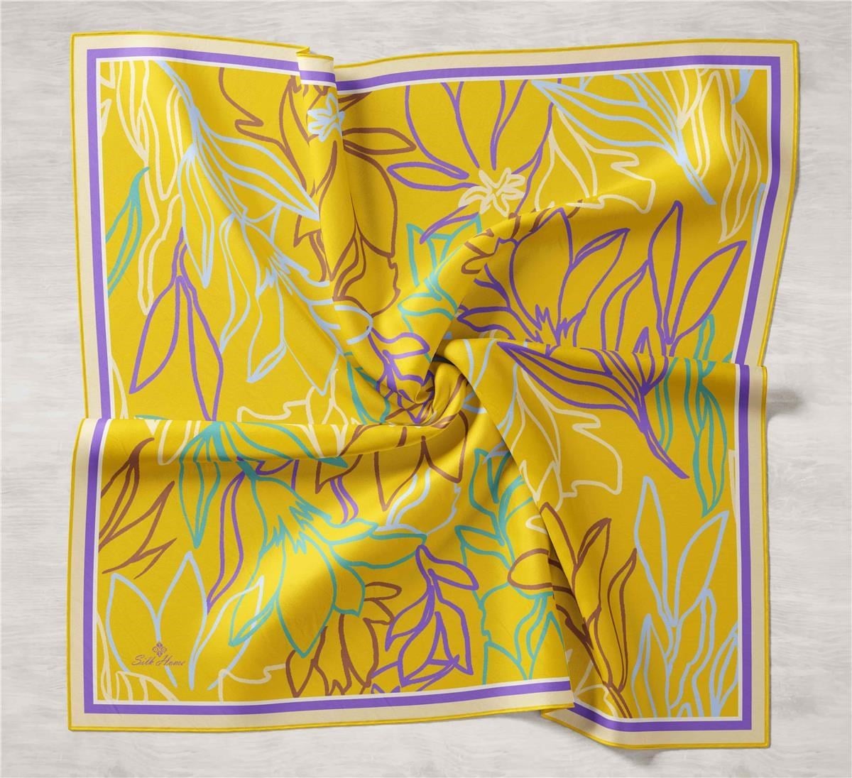 Silk Home Twill İpek Eşarp 11429-30
