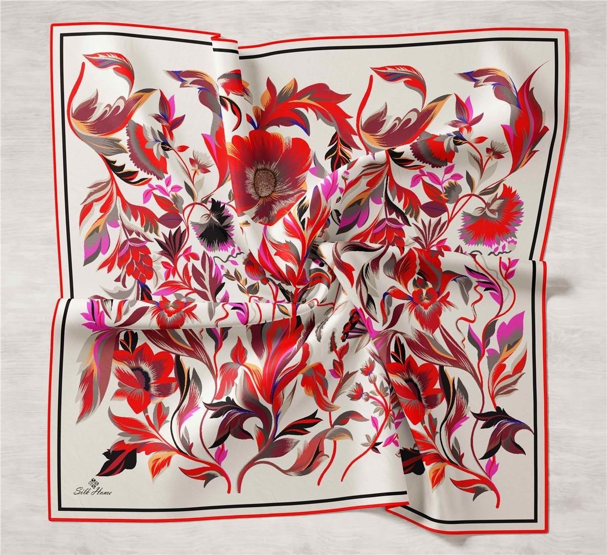 Silk Home Twill İpek Eşarp 11430-18