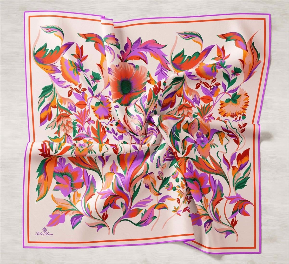 Silk Home Twill İpek Eşarp 11430-38