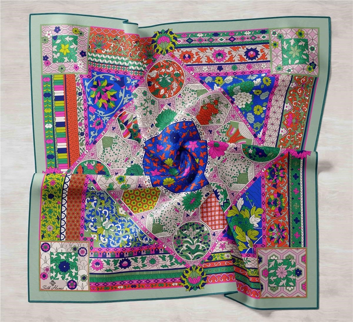 Silk Home Twill İpek Eşarp 11431-07