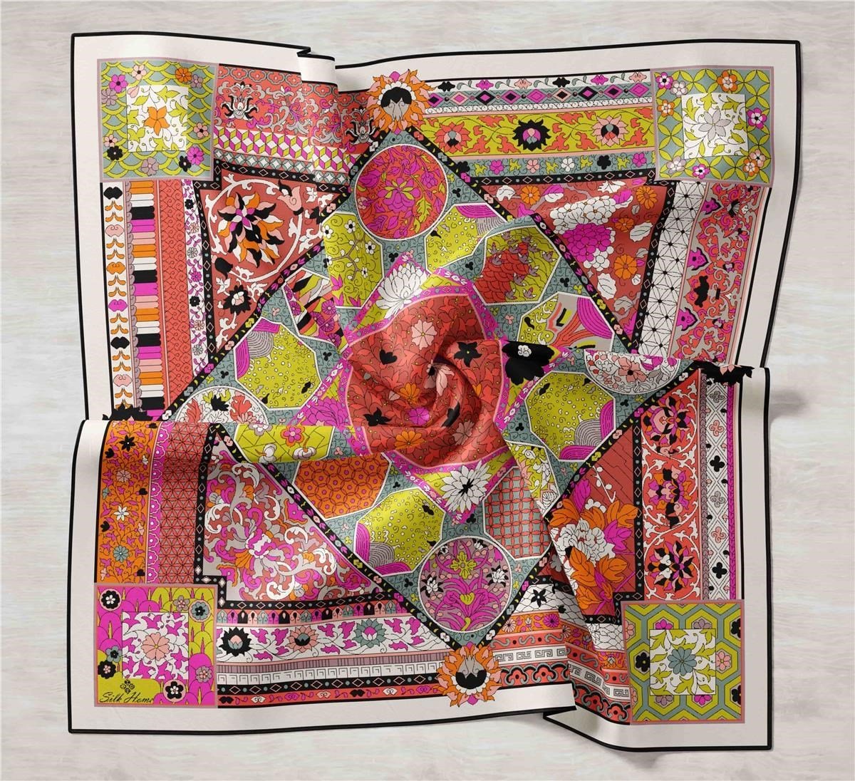 Silk Home Twill İpek Eşarp 11431-11