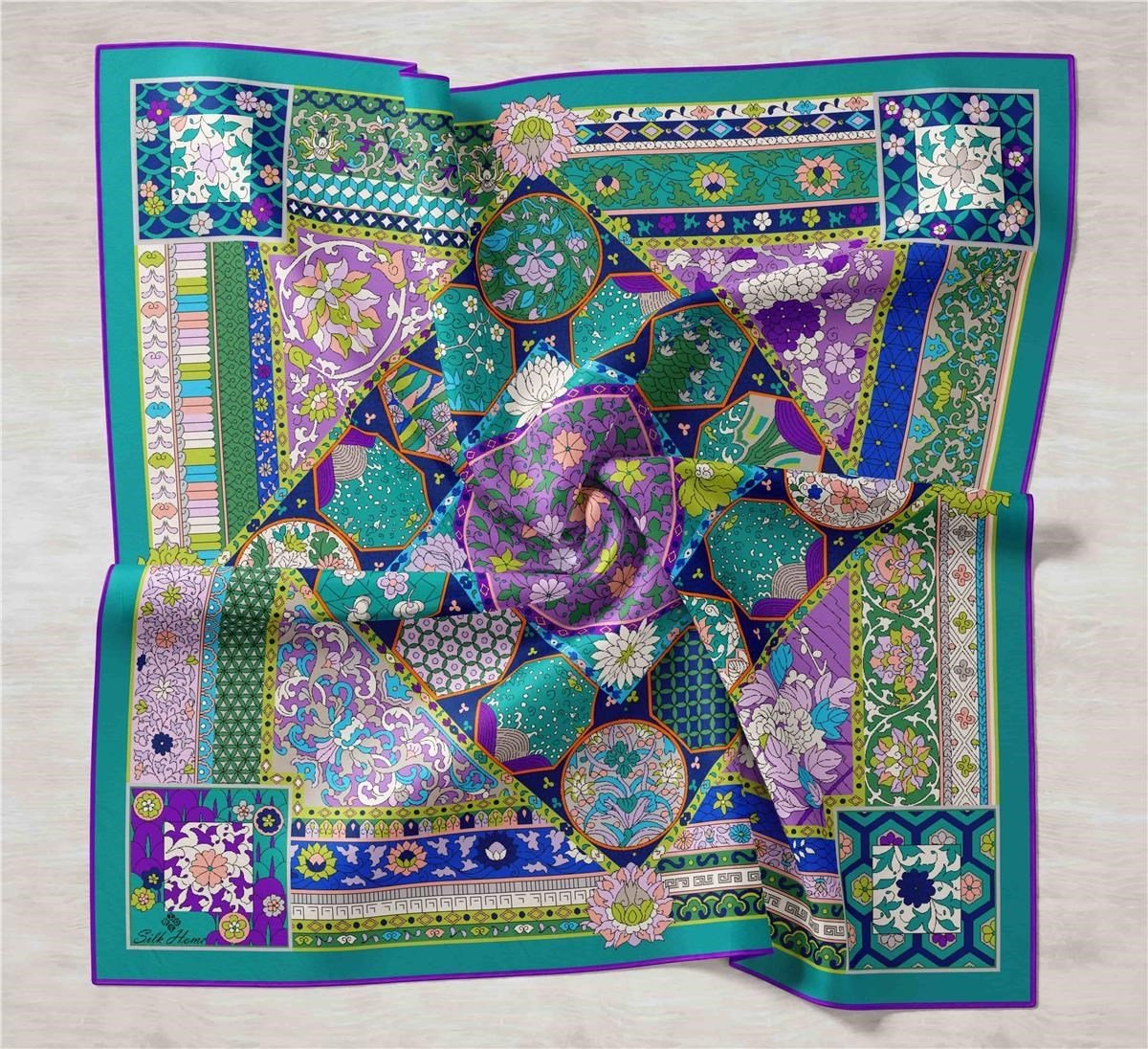 Silk Home Twill İpek Eşarp 11431-12