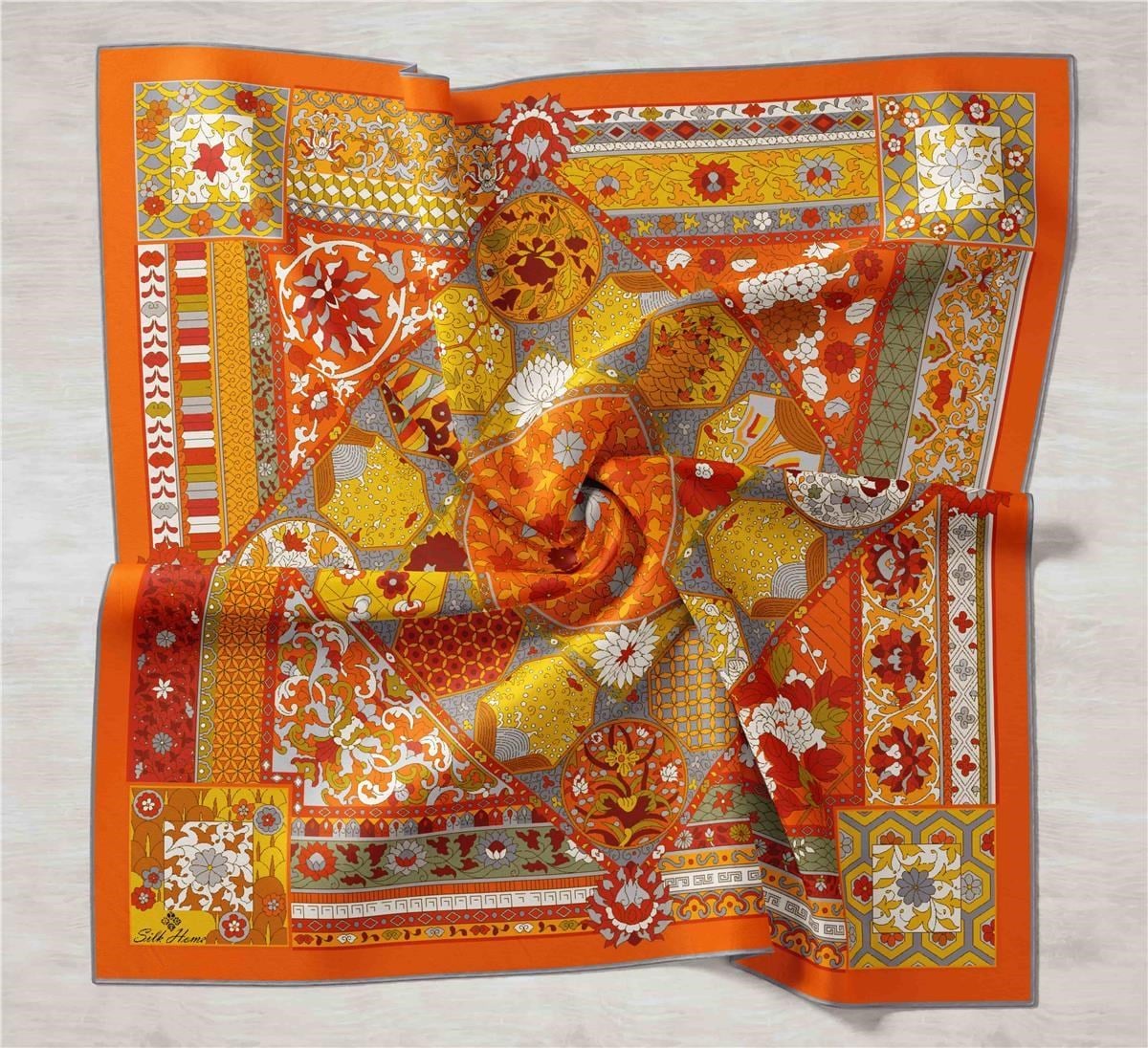 Silk Home Twill İpek Eşarp 11431-13