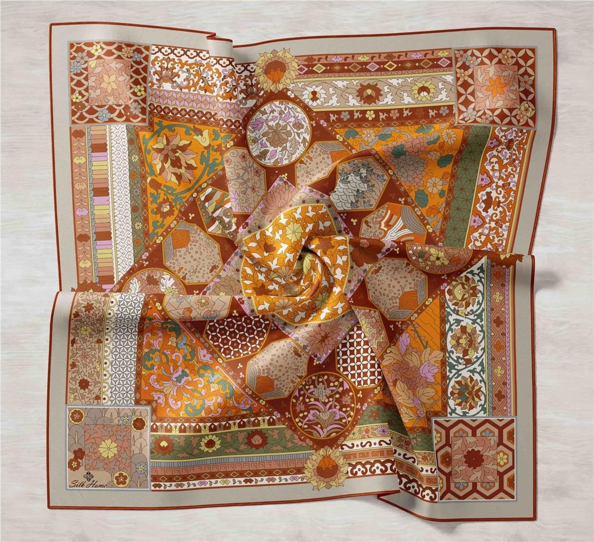Silk Home Twill İpek Eşarp 11431-16