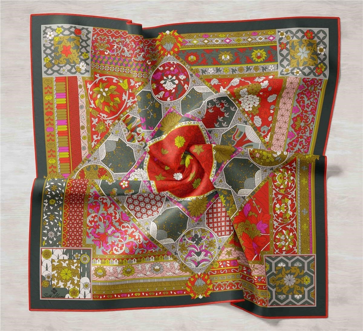 Silk Home Twill İpek Eşarp 11431-17