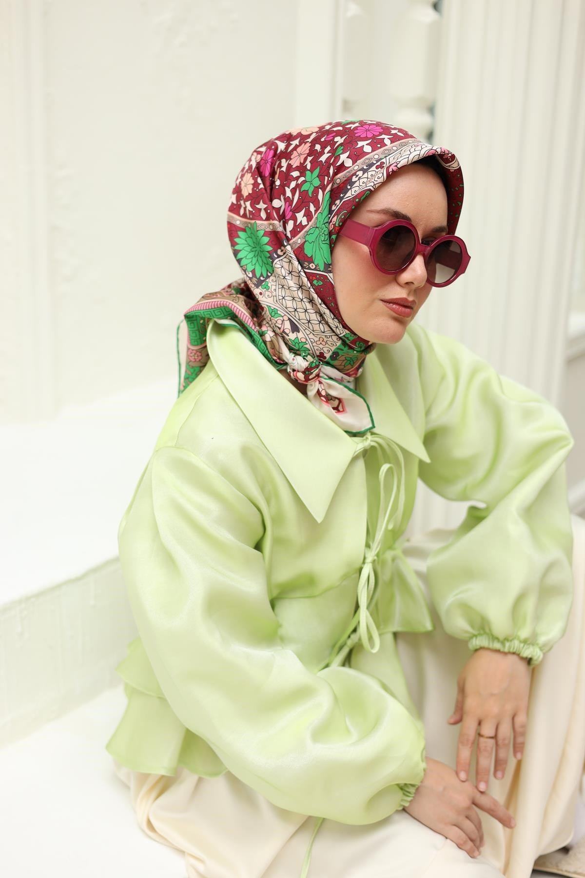 Silk Home Twill İpek Eşarp 11431-23