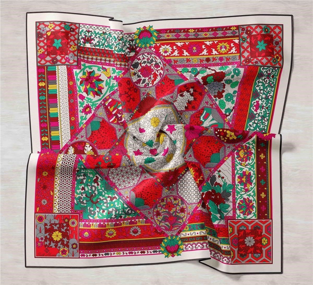 Silk Home Twill İpek Eşarp 11431-25