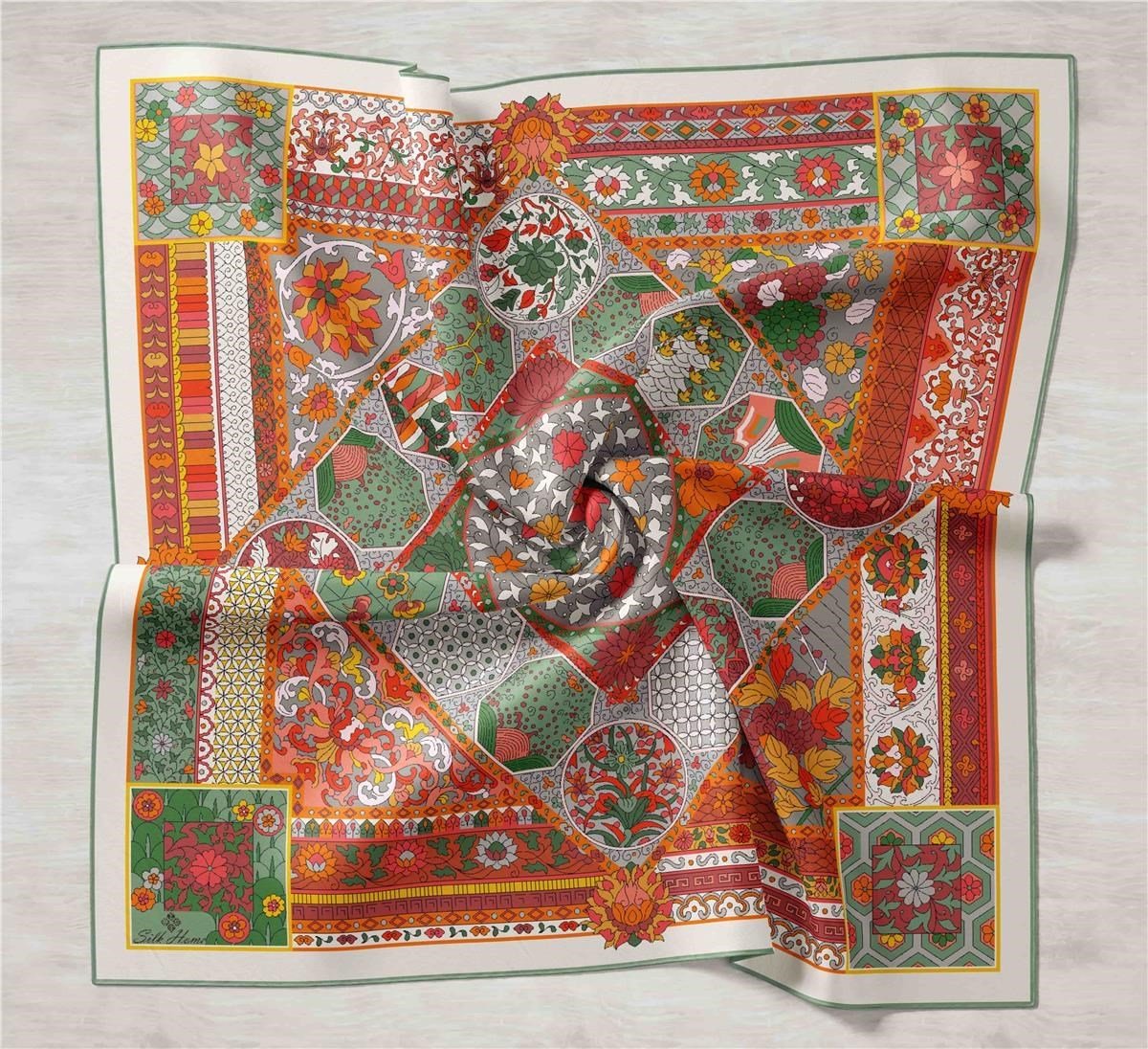 Silk Home Twill İpek Eşarp 11431-27