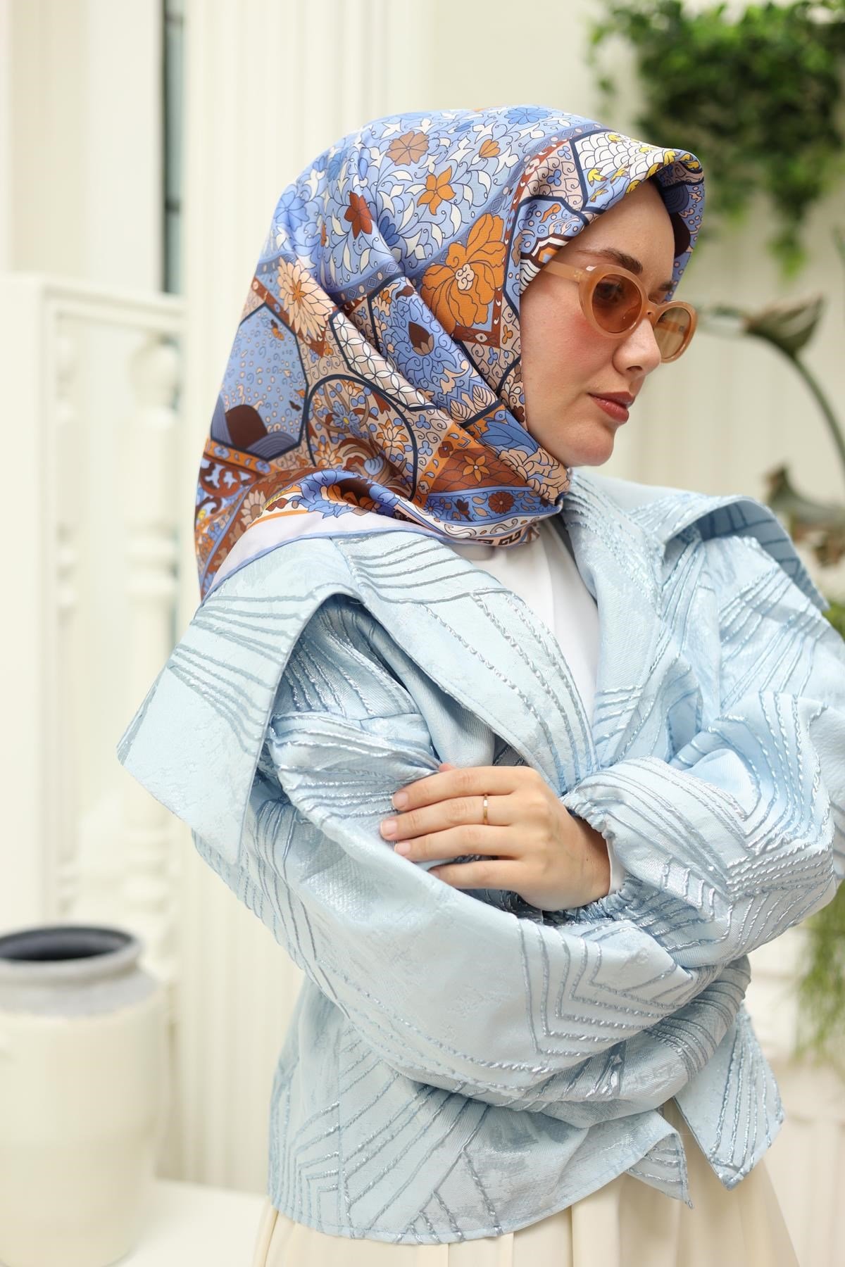 Silk Home Twill İpek Eşarp 11431-28