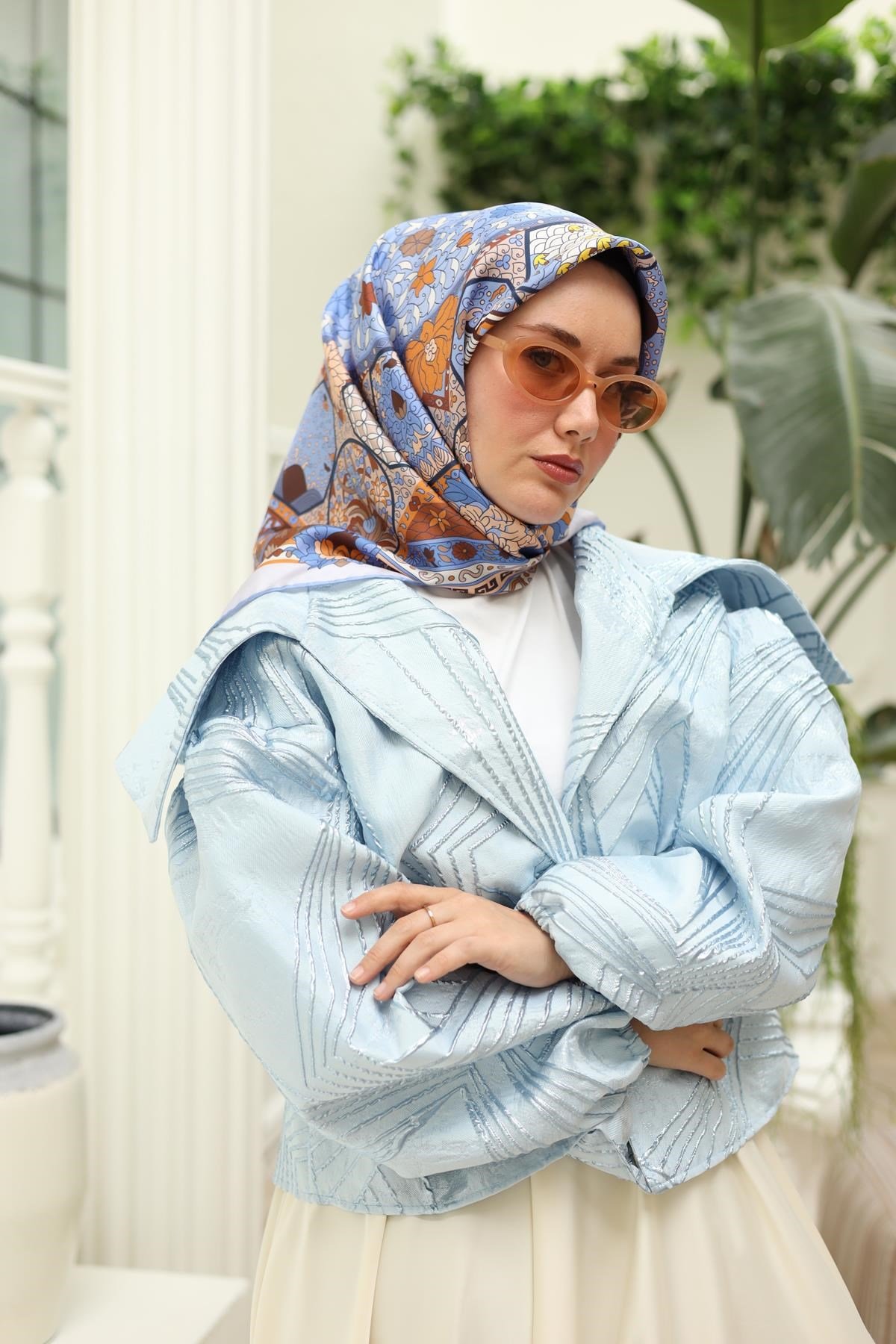 Silk Home Twill İpek Eşarp 11431-28