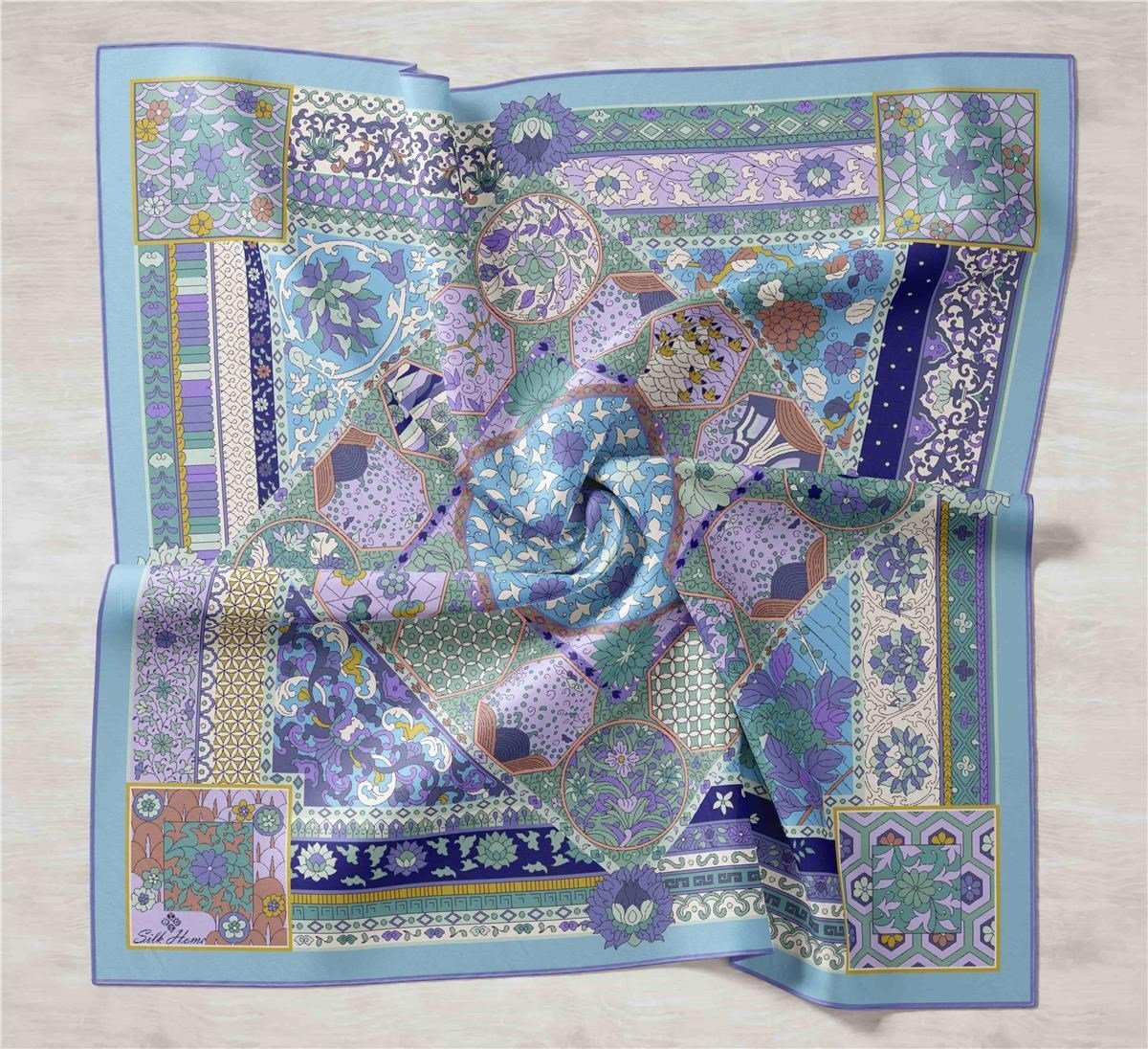 Silk Home Twill İpek Eşarp 11431-32