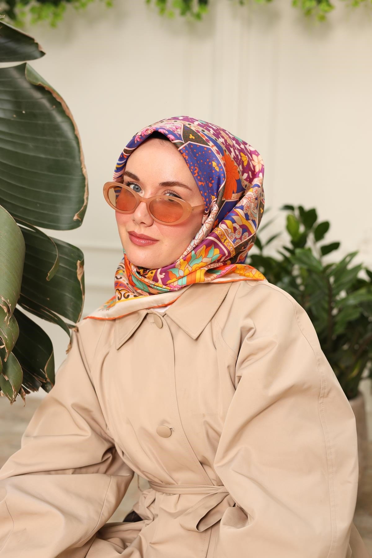 Silk Home Twill İpek Eşarp 11431-34