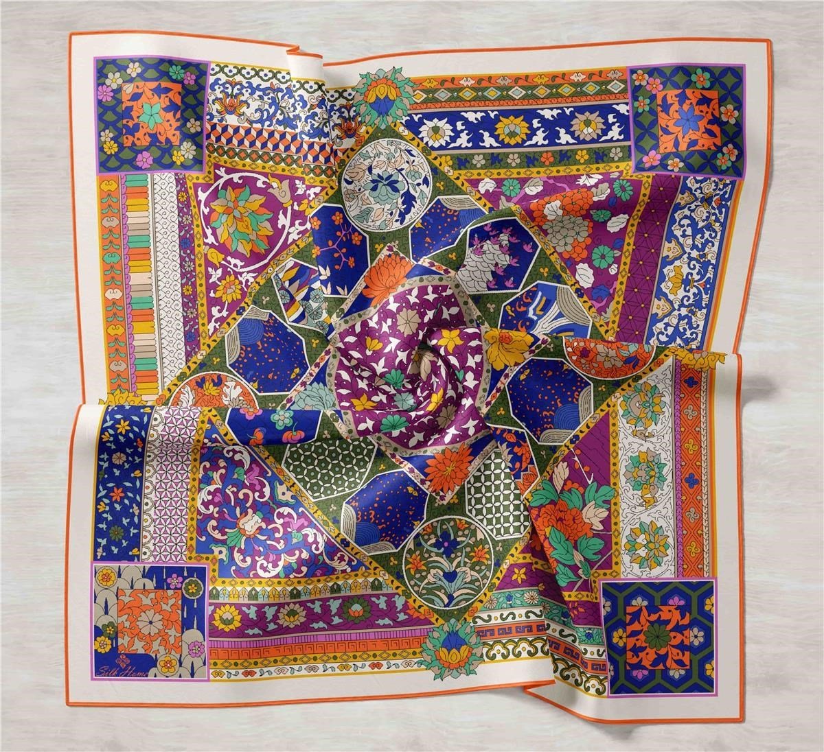 Silk Home Twill İpek Eşarp 11431-34