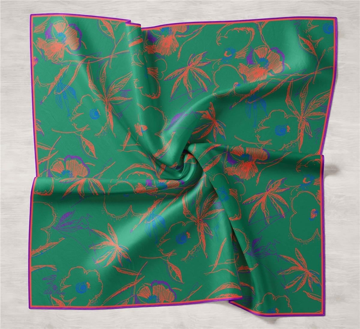 Silk Home Twill İpek Eşarp 11433-14