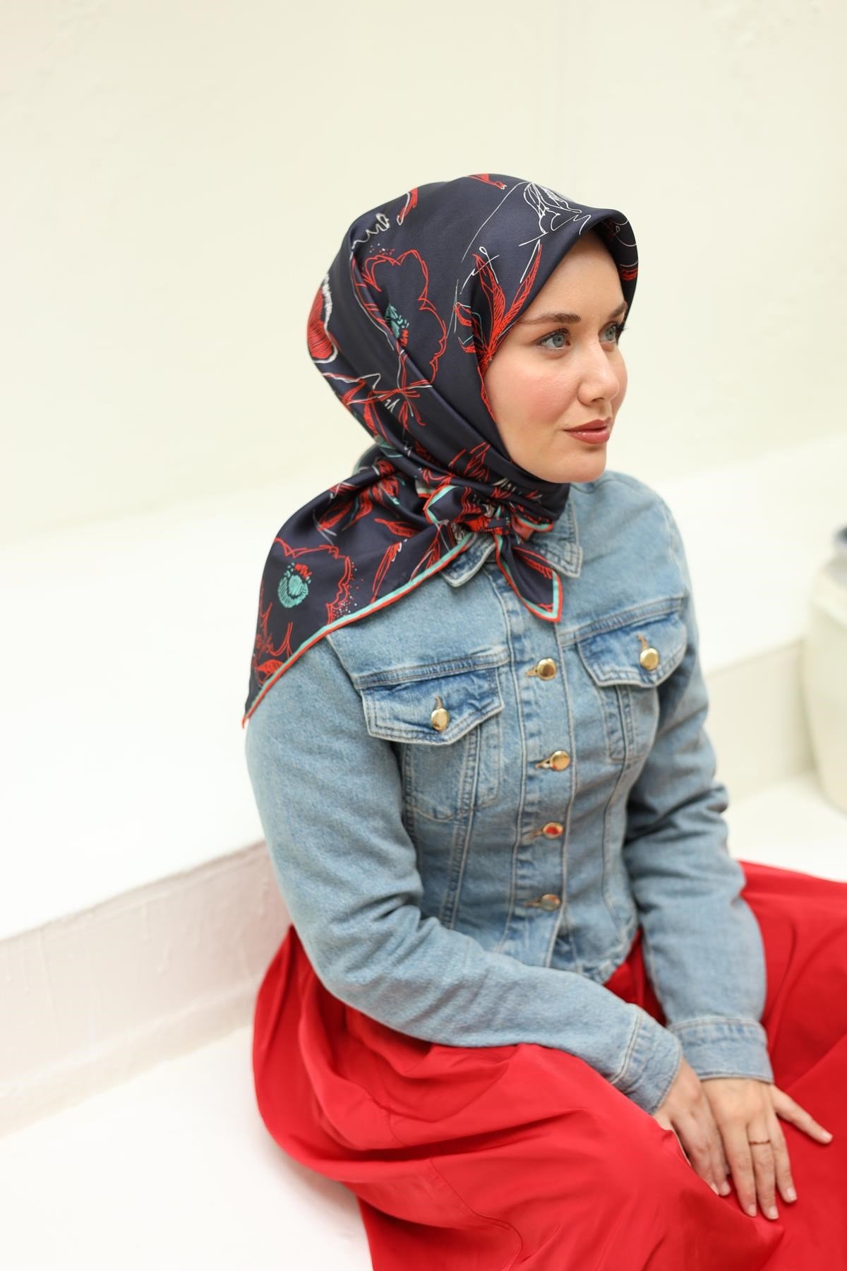 Silk Home Twill İpek Eşarp 11433-41