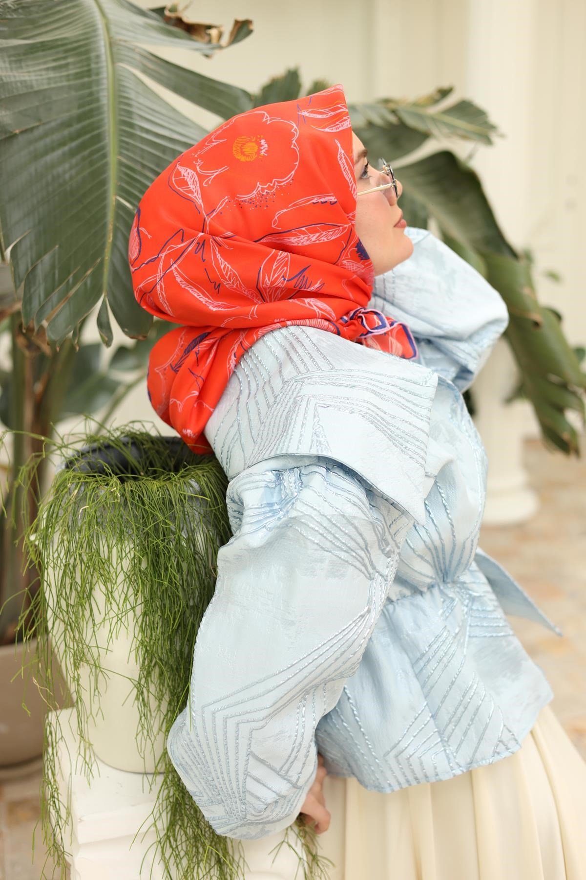 Silk Home Twill İpek Eşarp 11433-45