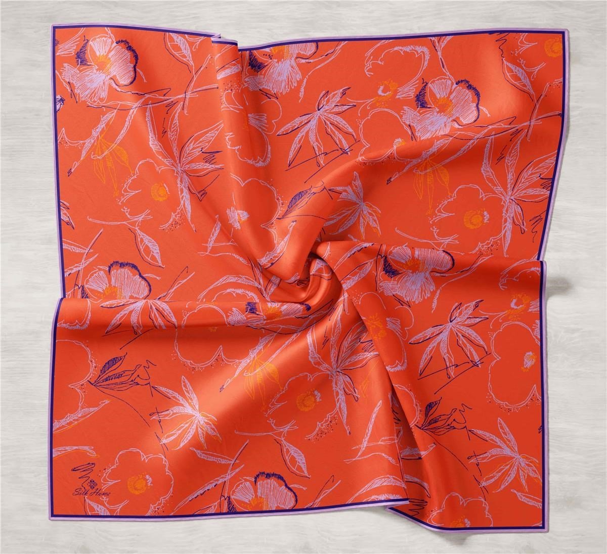 Silk Home Twill İpek Eşarp 11433-45