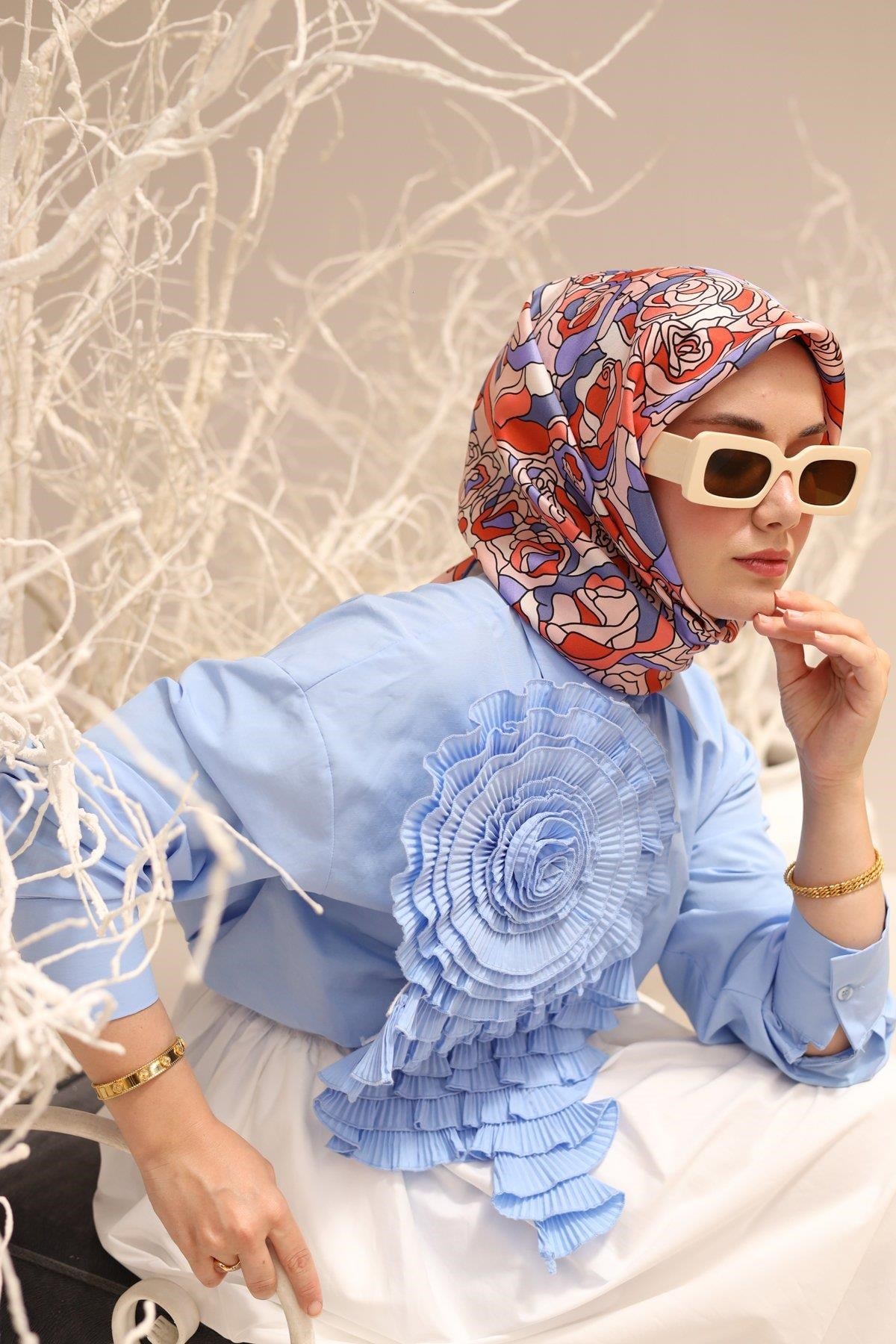 Silk Home Twill İpek Eşarp 11434-12