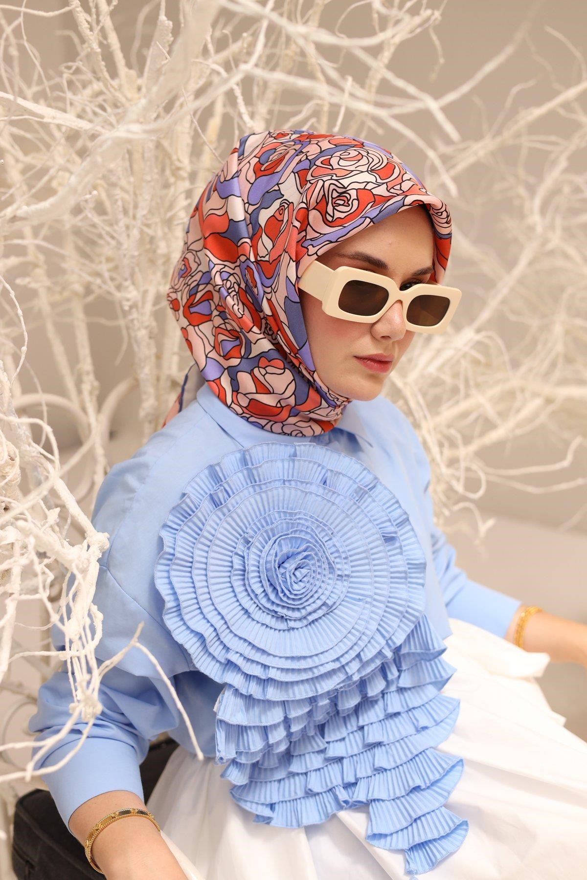 Silk Home Twill İpek Eşarp 11434-12