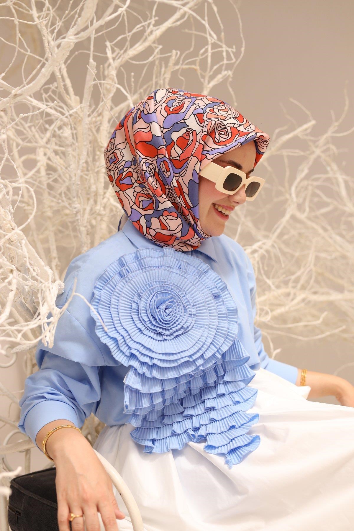 Silk Home Twill İpek Eşarp 11434-12