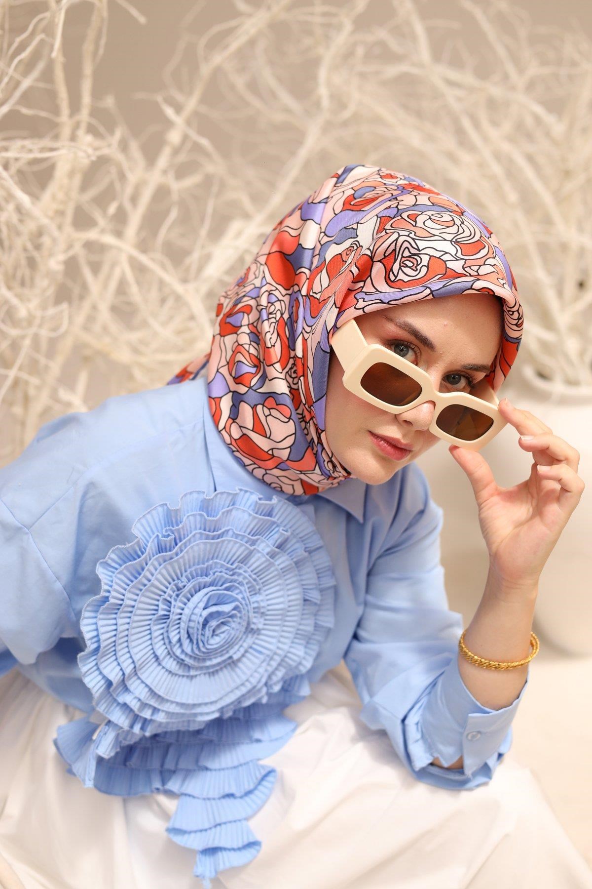 Silk Home Twill İpek Eşarp 11434-12