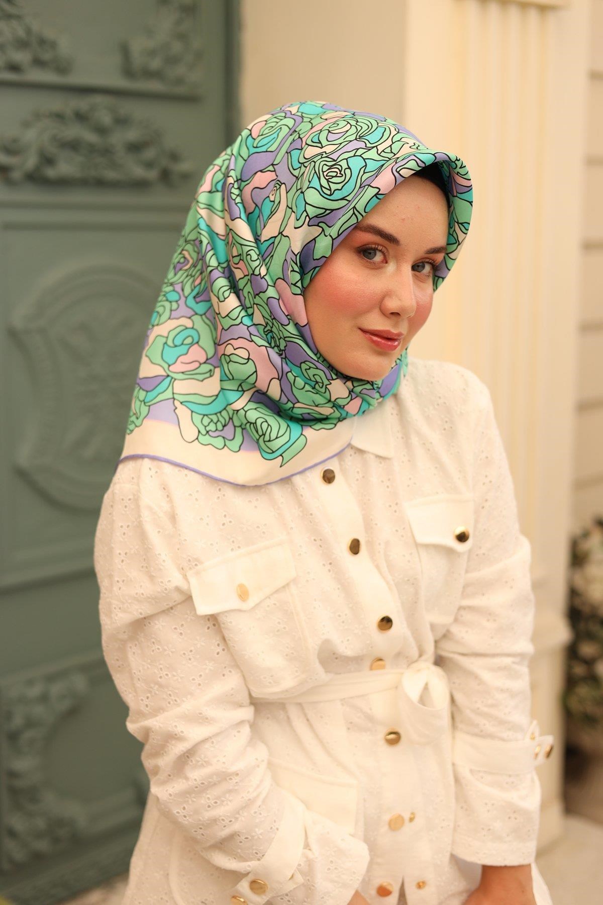 Silk Home Twill İpek Eşarp 11434-18