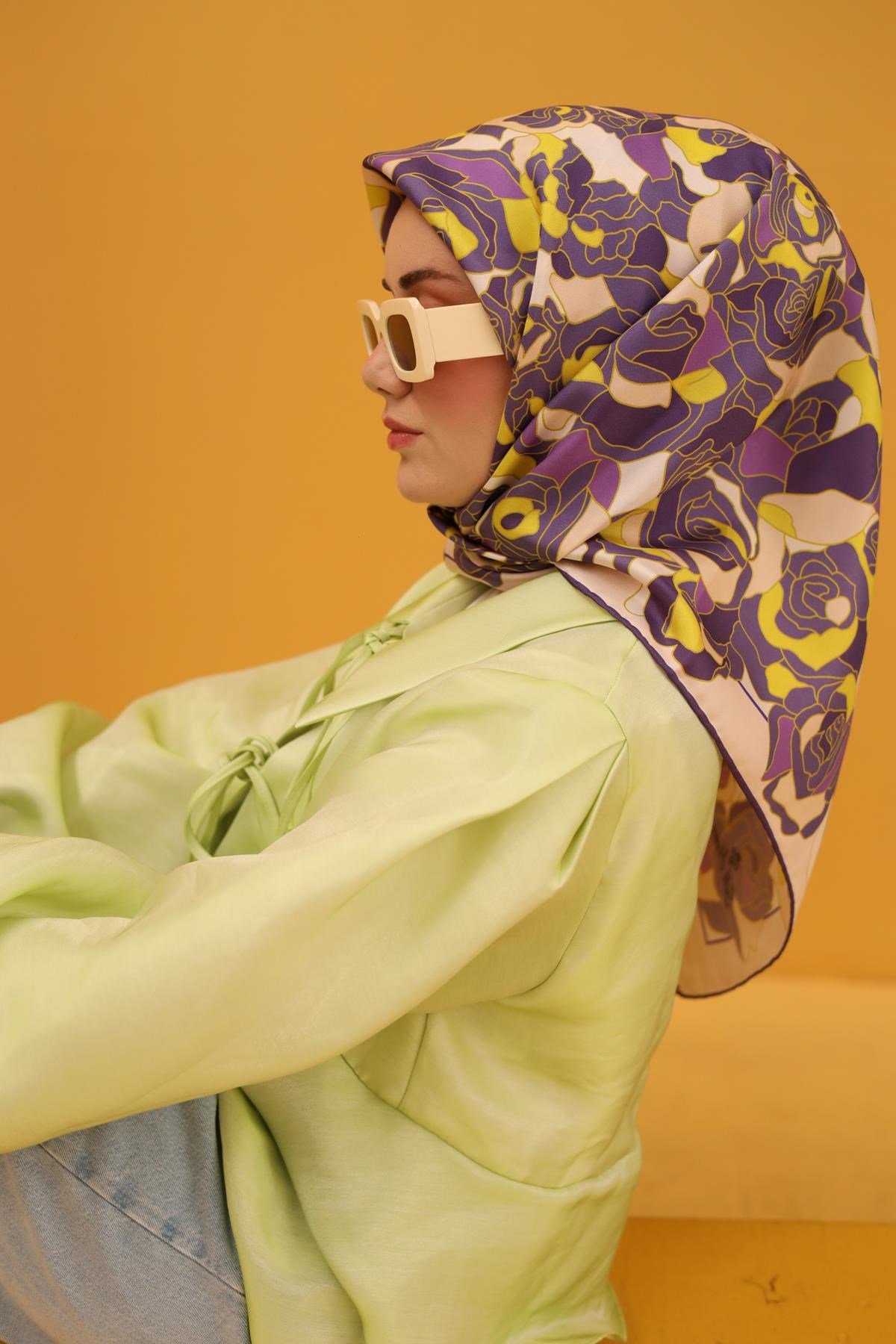 Silk Home Twill İpek Eşarp 11434-26