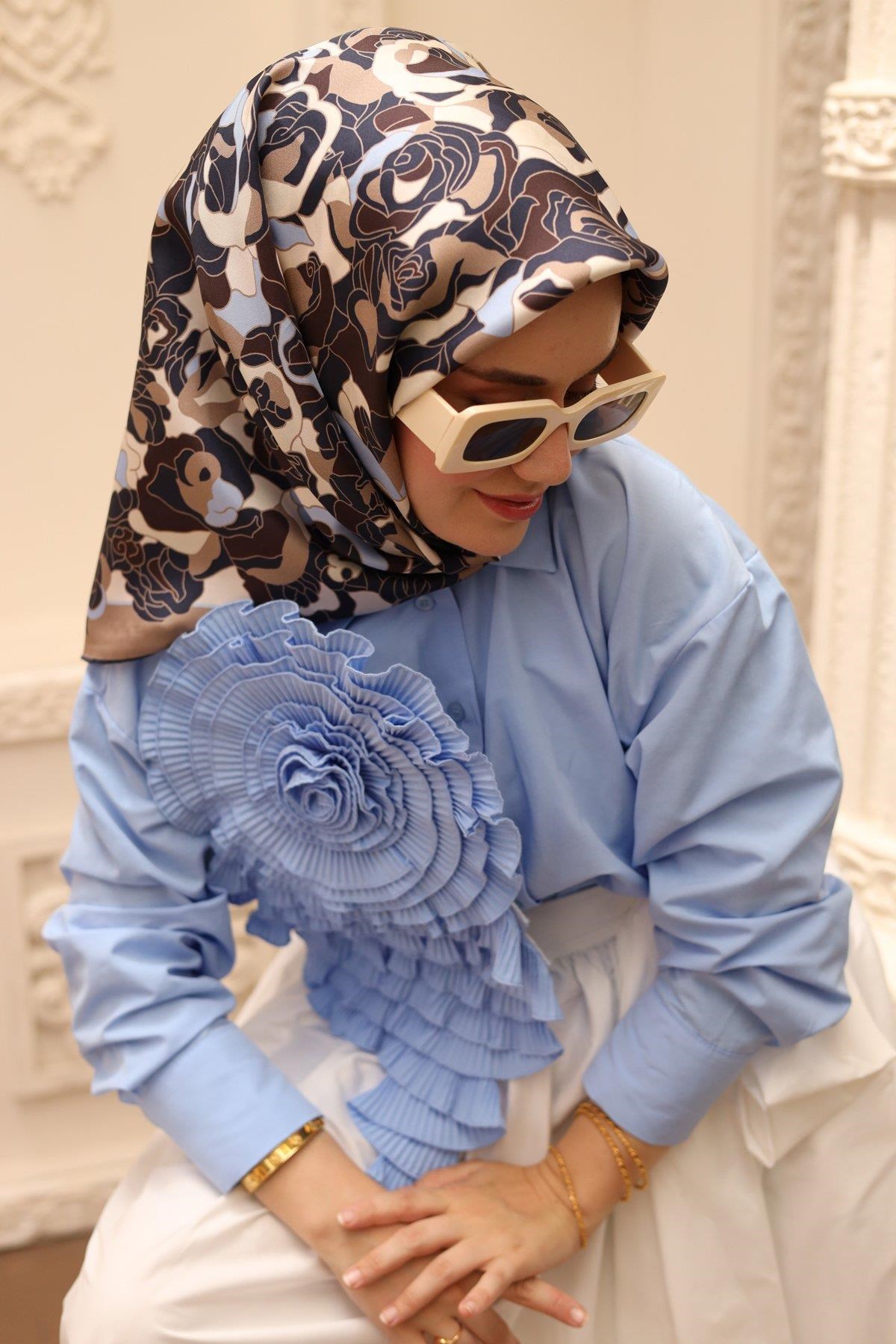 Silk Home Twill İpek Eşarp 11434-28