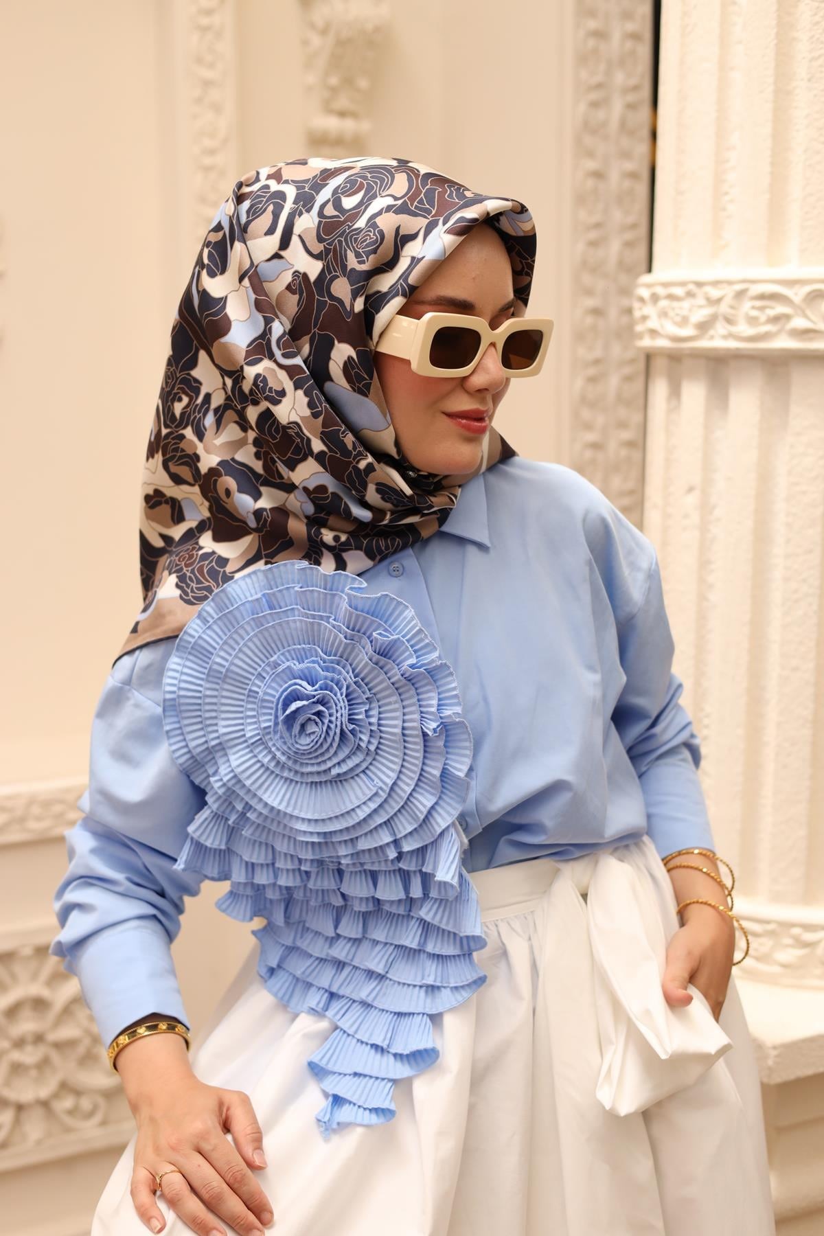 Silk Home Twill İpek Eşarp 11434-28