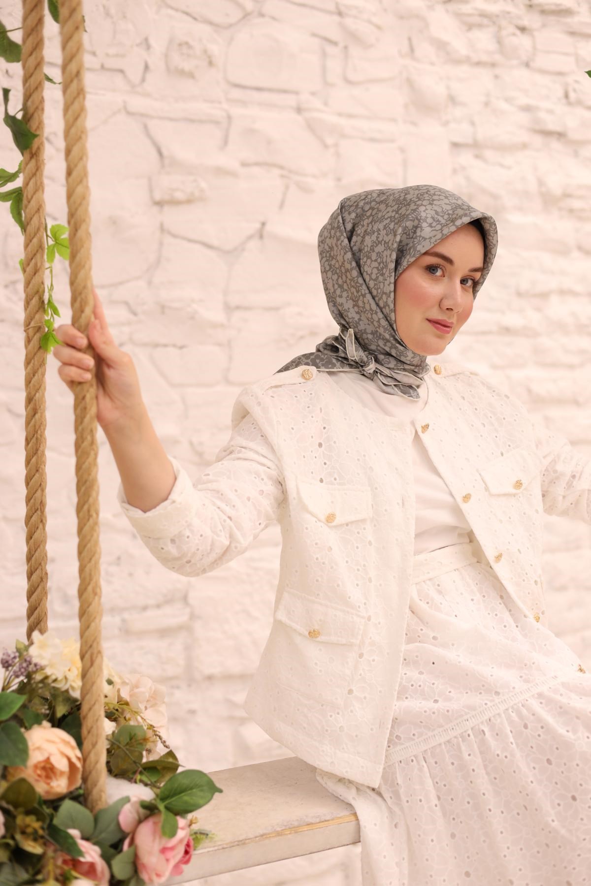 Silk Home Twill İpek Eşarp 11435-08