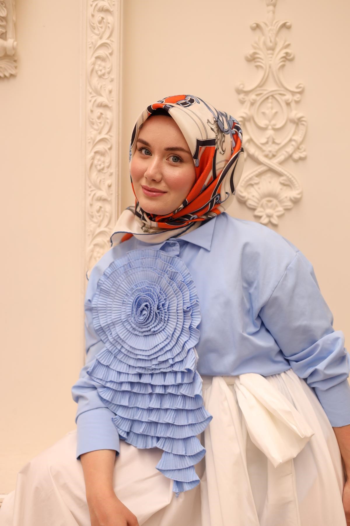 Silk Home Twill İpek Eşarp 11436-15