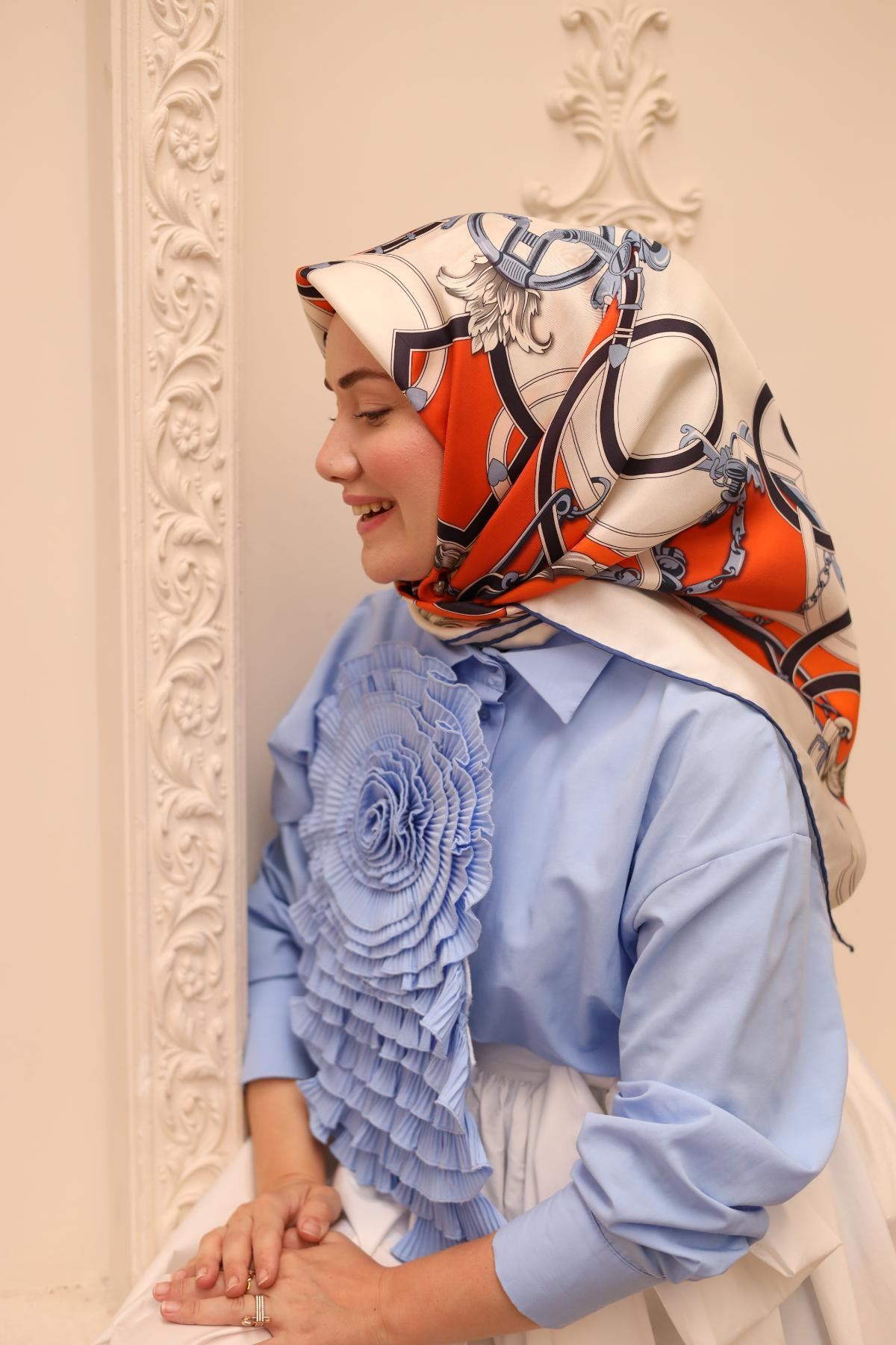 Silk Home Twill İpek Eşarp 11436-15