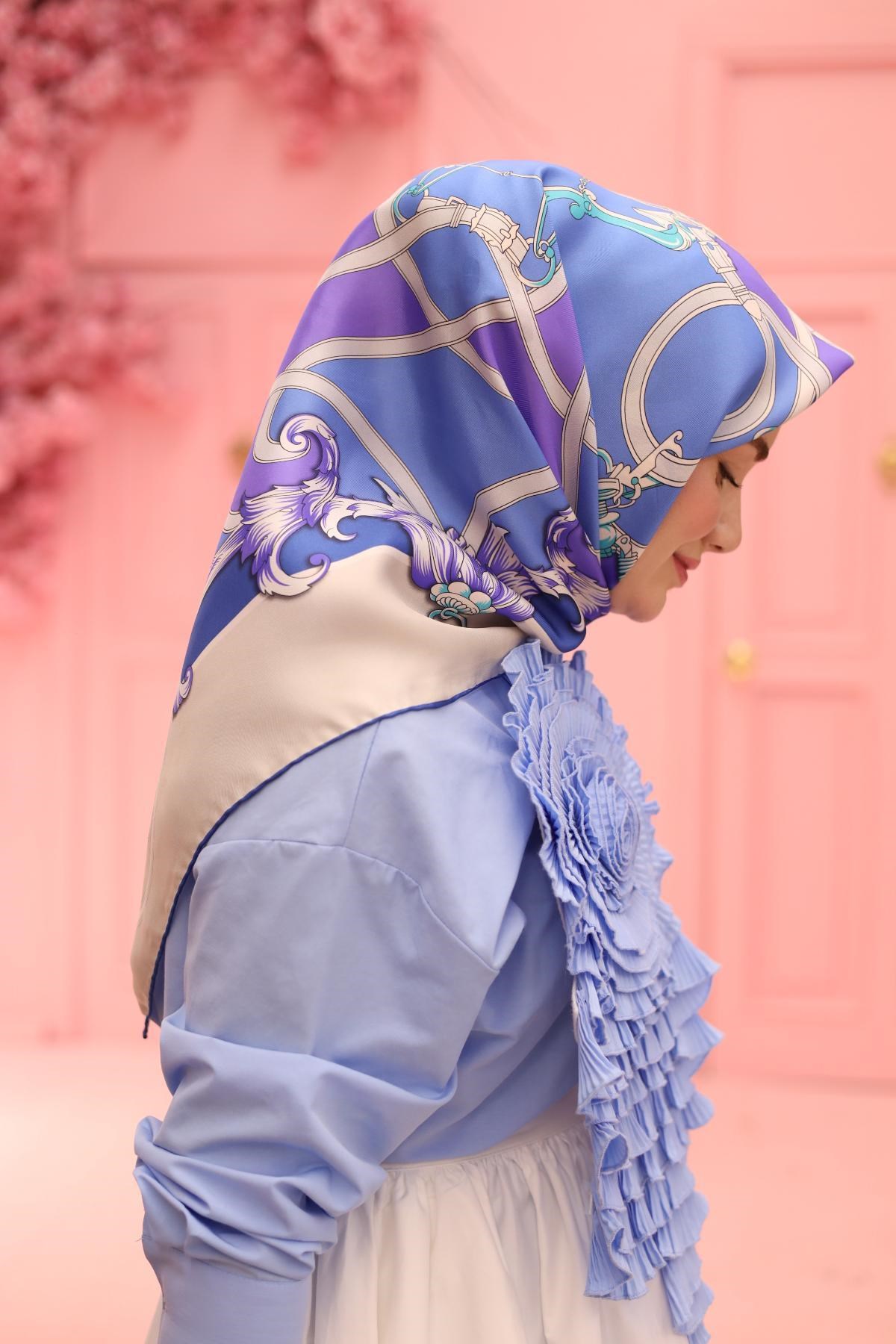 Silk Home Twill İpek Eşarp 11436-27