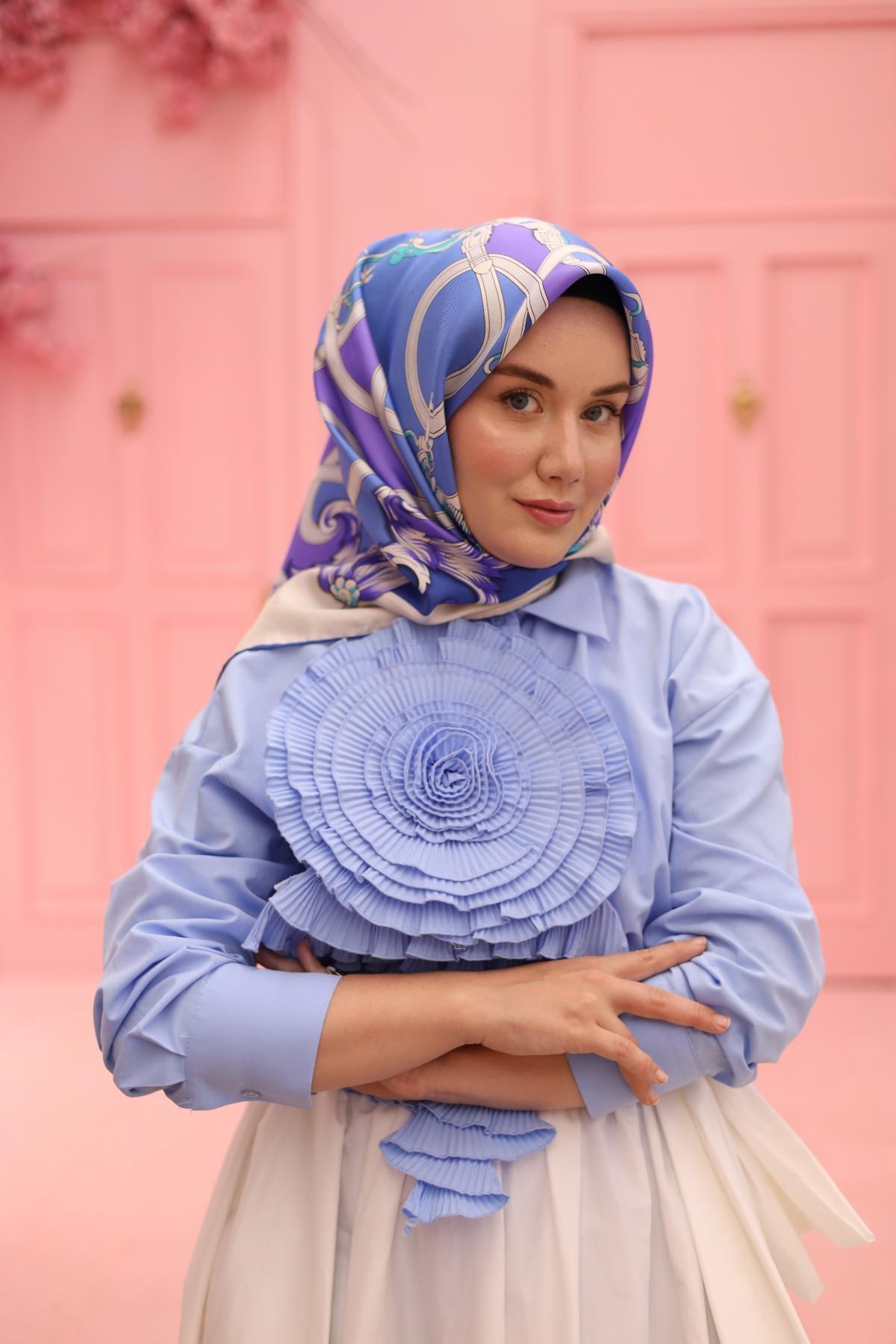 Silk Home Twill İpek Eşarp 11436-27