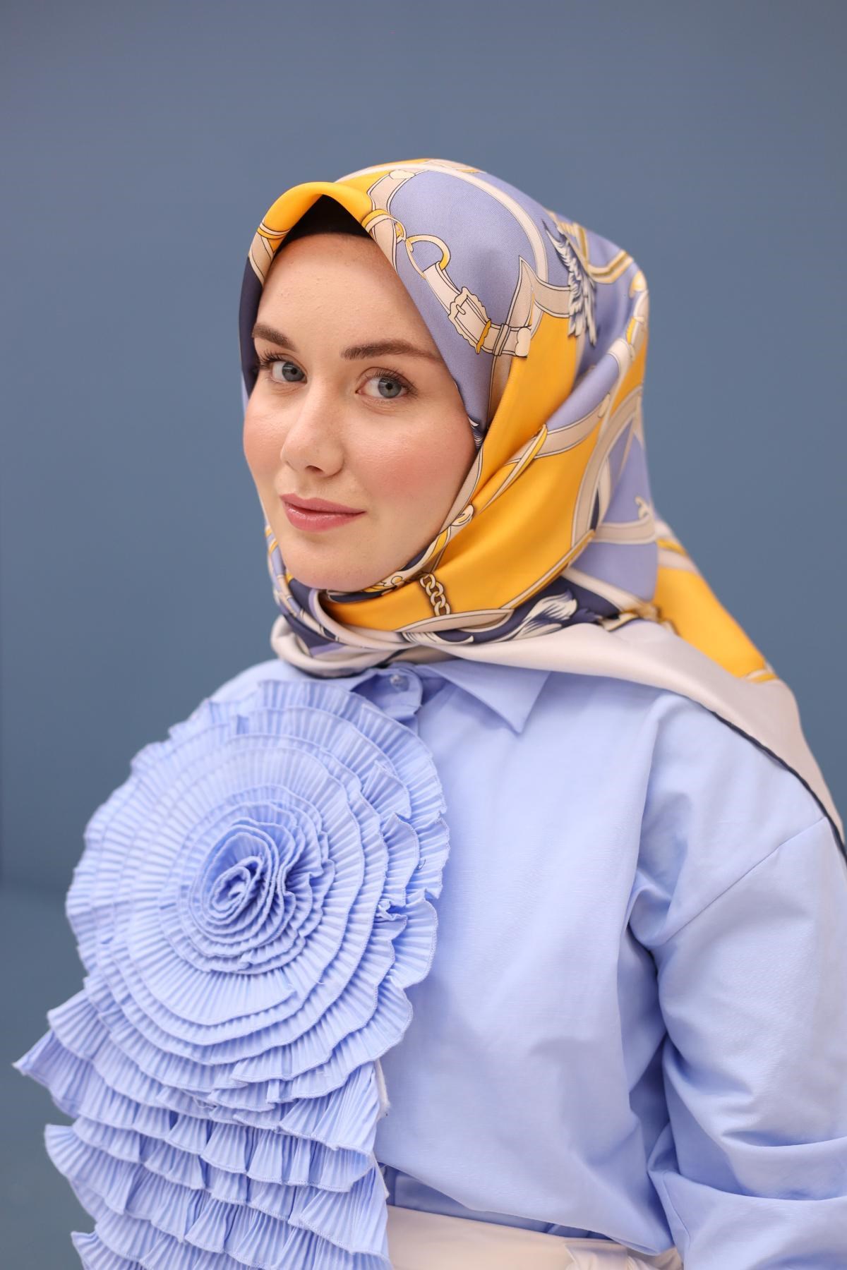 Silk Home Twill İpek Eşarp 11436-34
