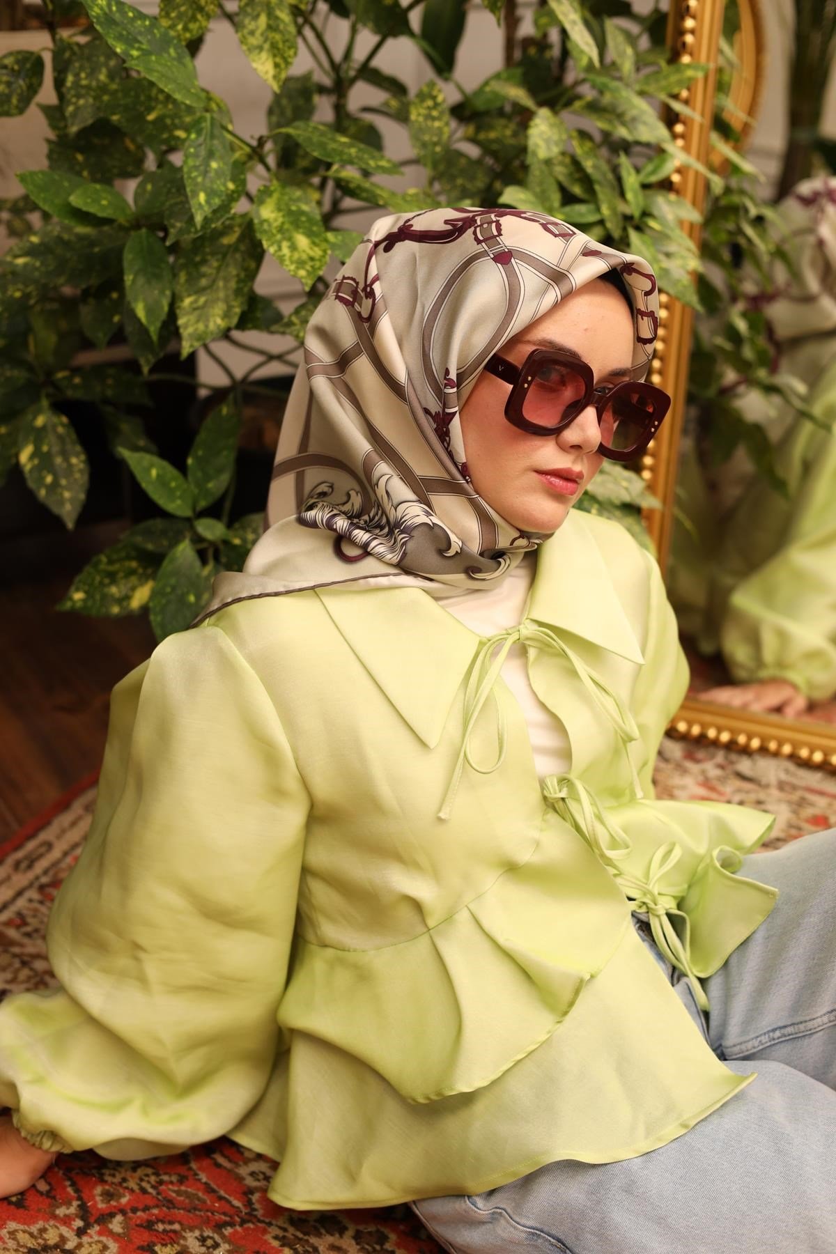 Silk Home Twill İpek Eşarp 11436-40