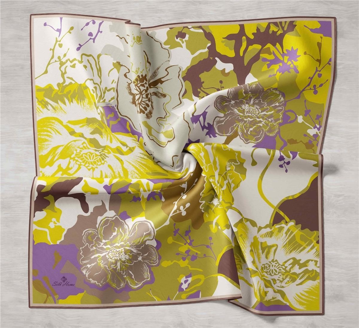 Silk Home Twill İpek Eşarp 11437-12