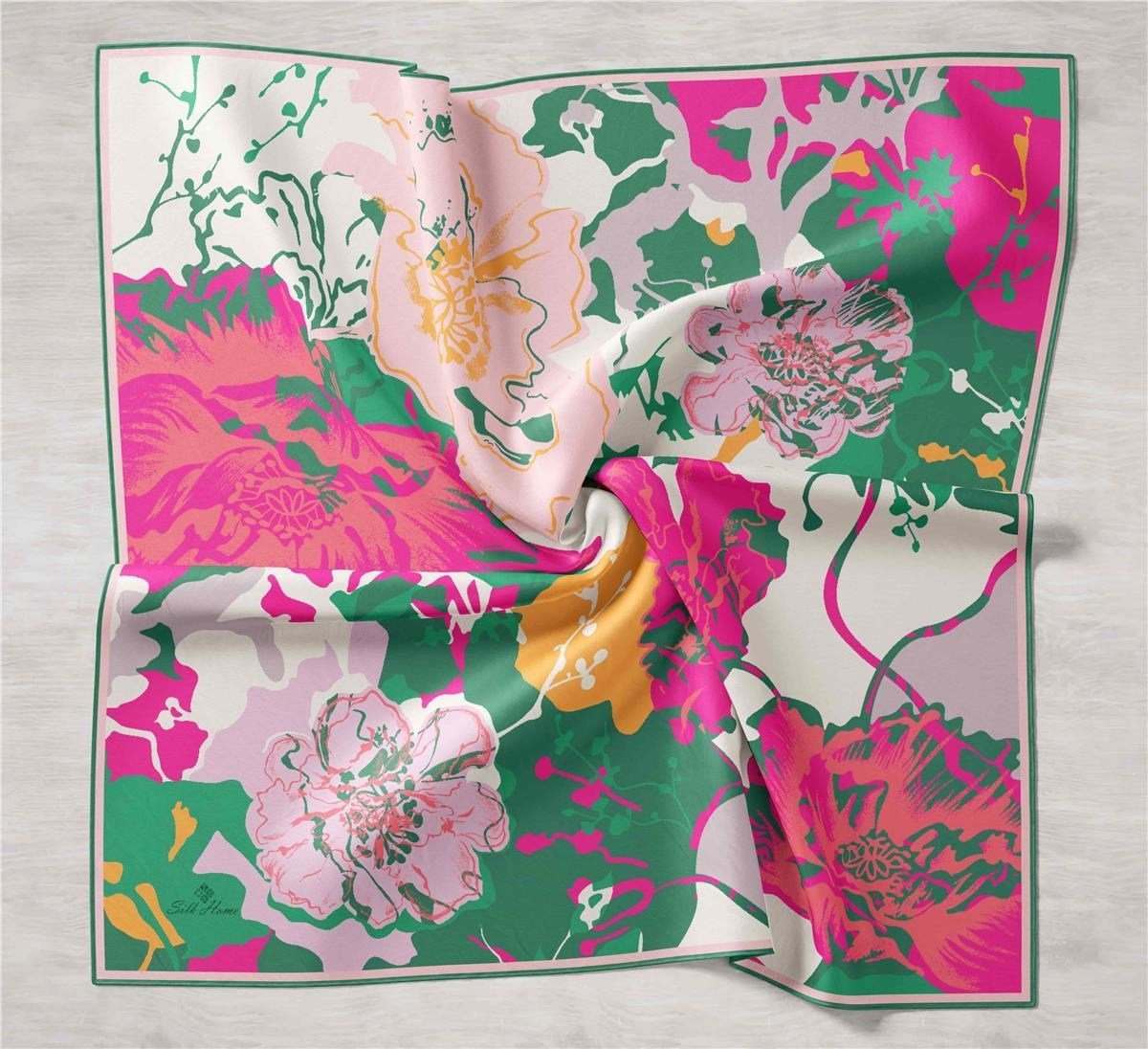 Silk Home Twill İpek Eşarp 11437-23