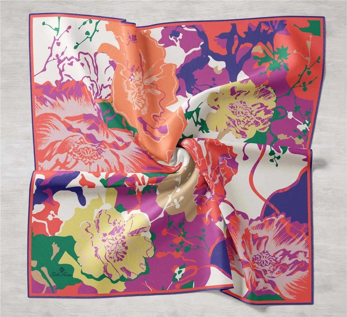Silk Home Twill İpek Eşarp 11437-27